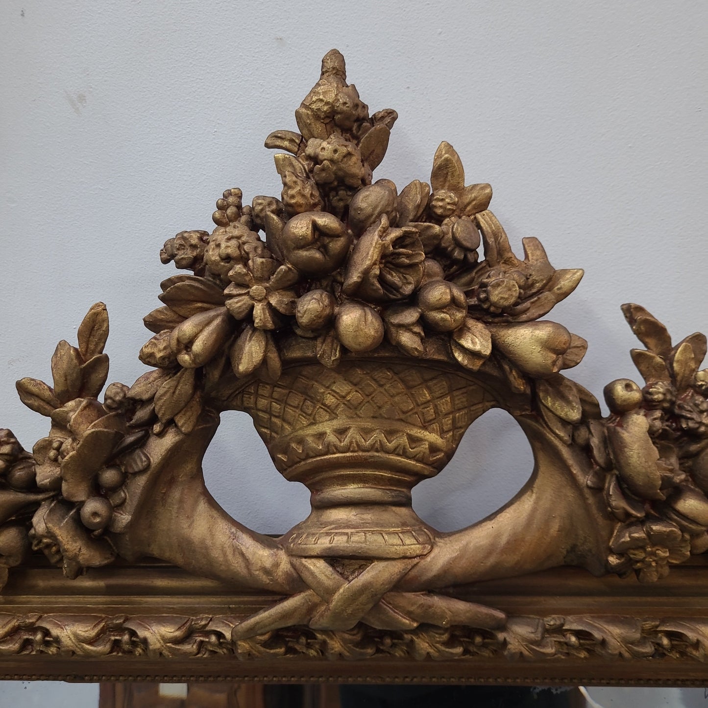 19th Century French Gilt Framed Mantle Mirror