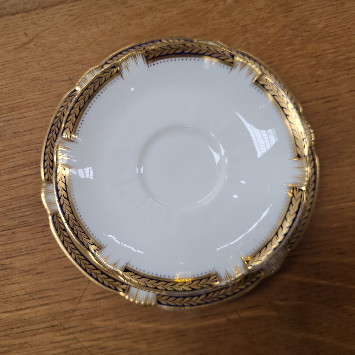 Crescent English Antique Decorative Cup Saucer Plate