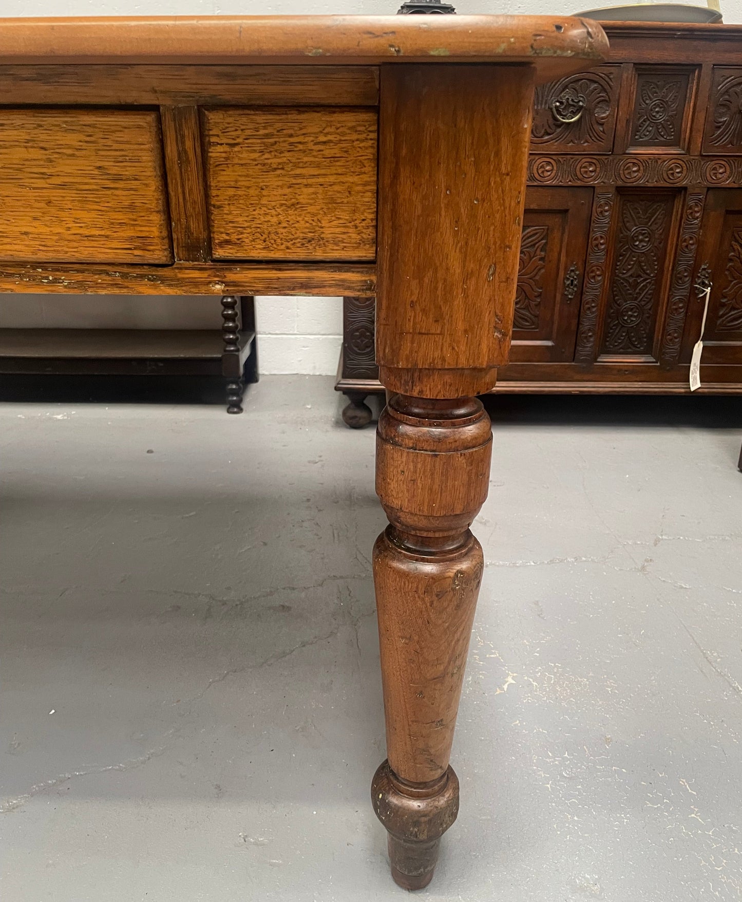 19th Century Colonial "Station Masters Desk"