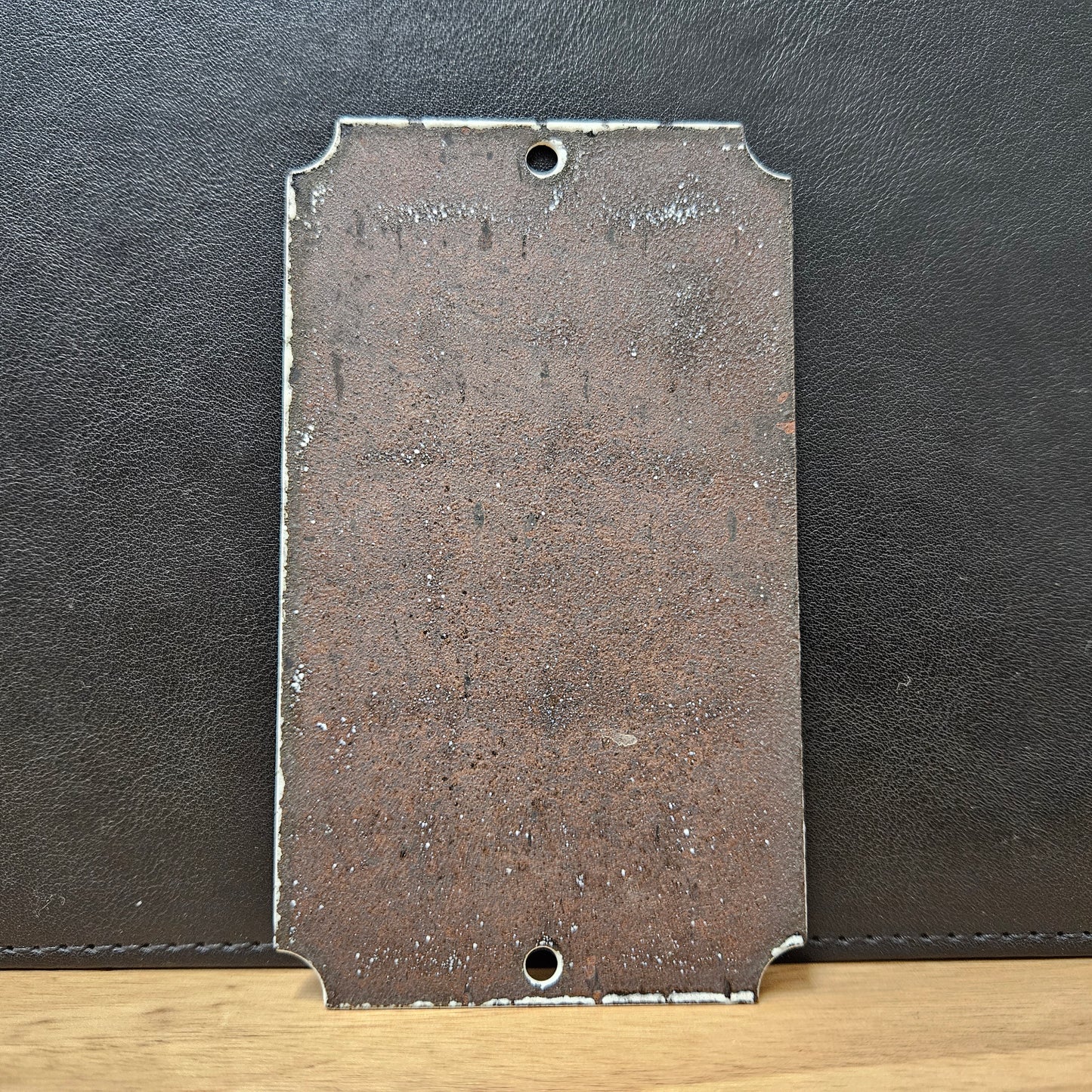 Rare Vintage Genuine Enamel "Buckingham Palace" Sign. "Made in England". Please view photos as they form part of the description.