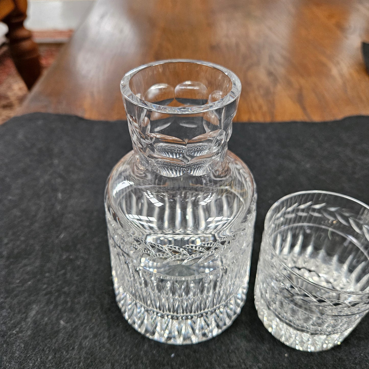 Stuart Crystal Water Carafe and Glass