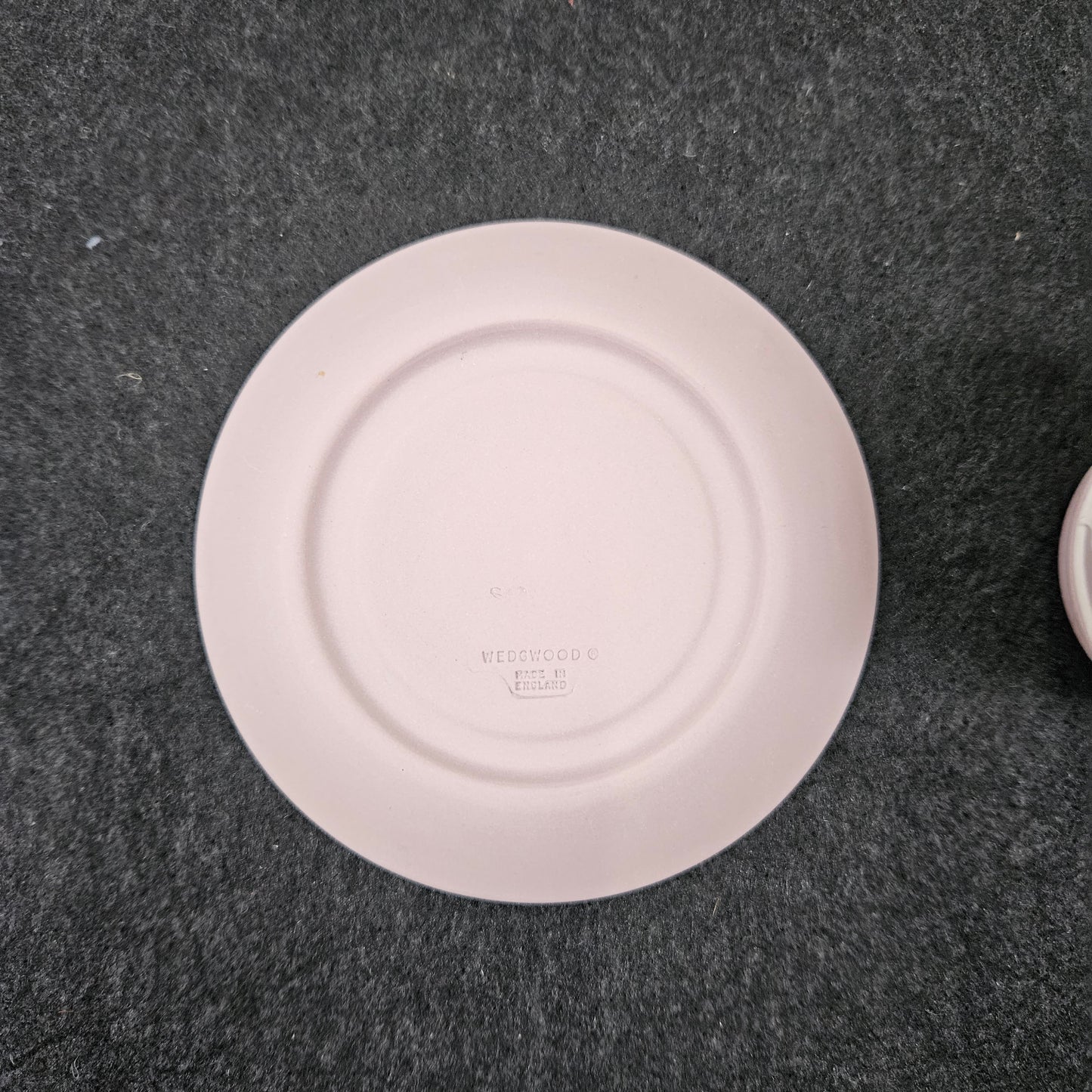 Wedgwood Neoclassical Jasperware Lilac Coffee Can & Saucer