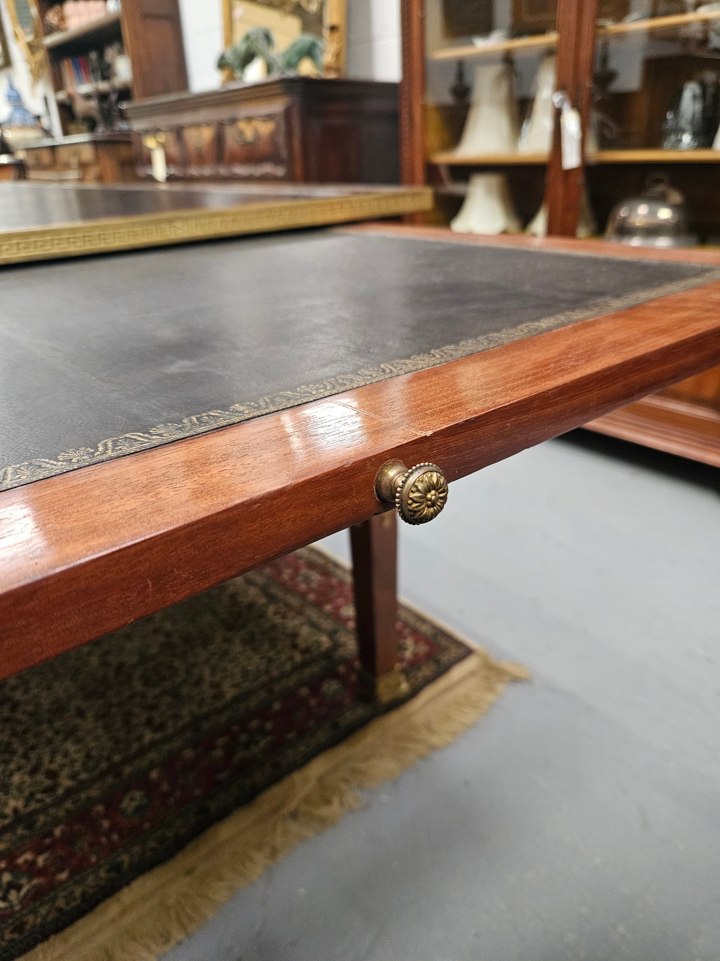 Belle Époque Gilt Bronze Mounted Bureau Plat