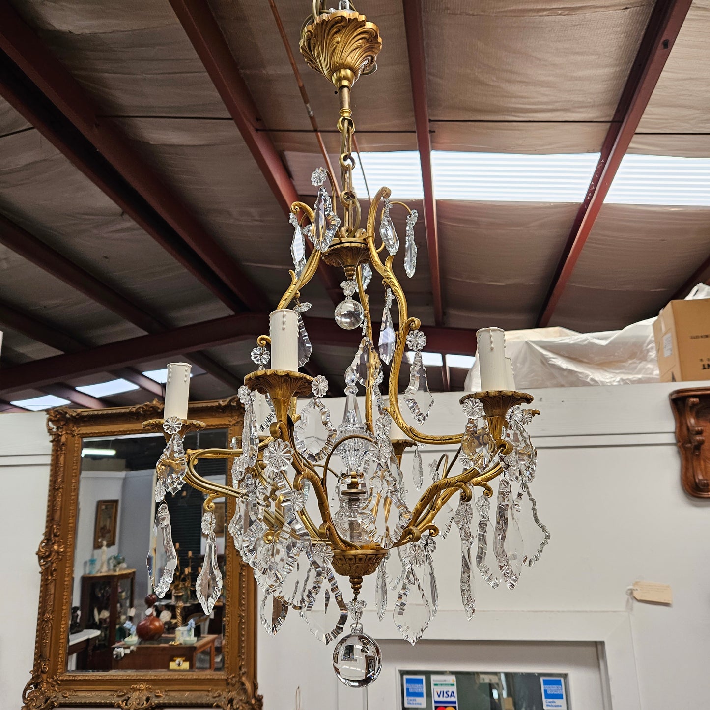 Antique Fine French Parisian Chandelier