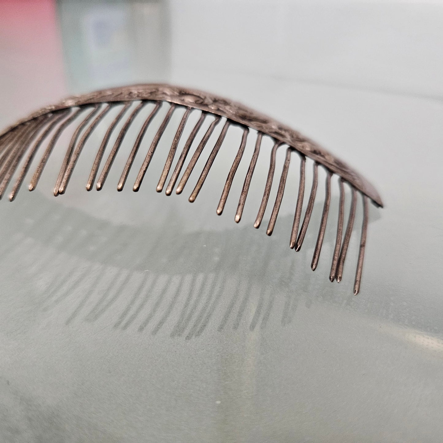 Antique Chinese Silver Hair Comb. Please see photos as they form part of the description.