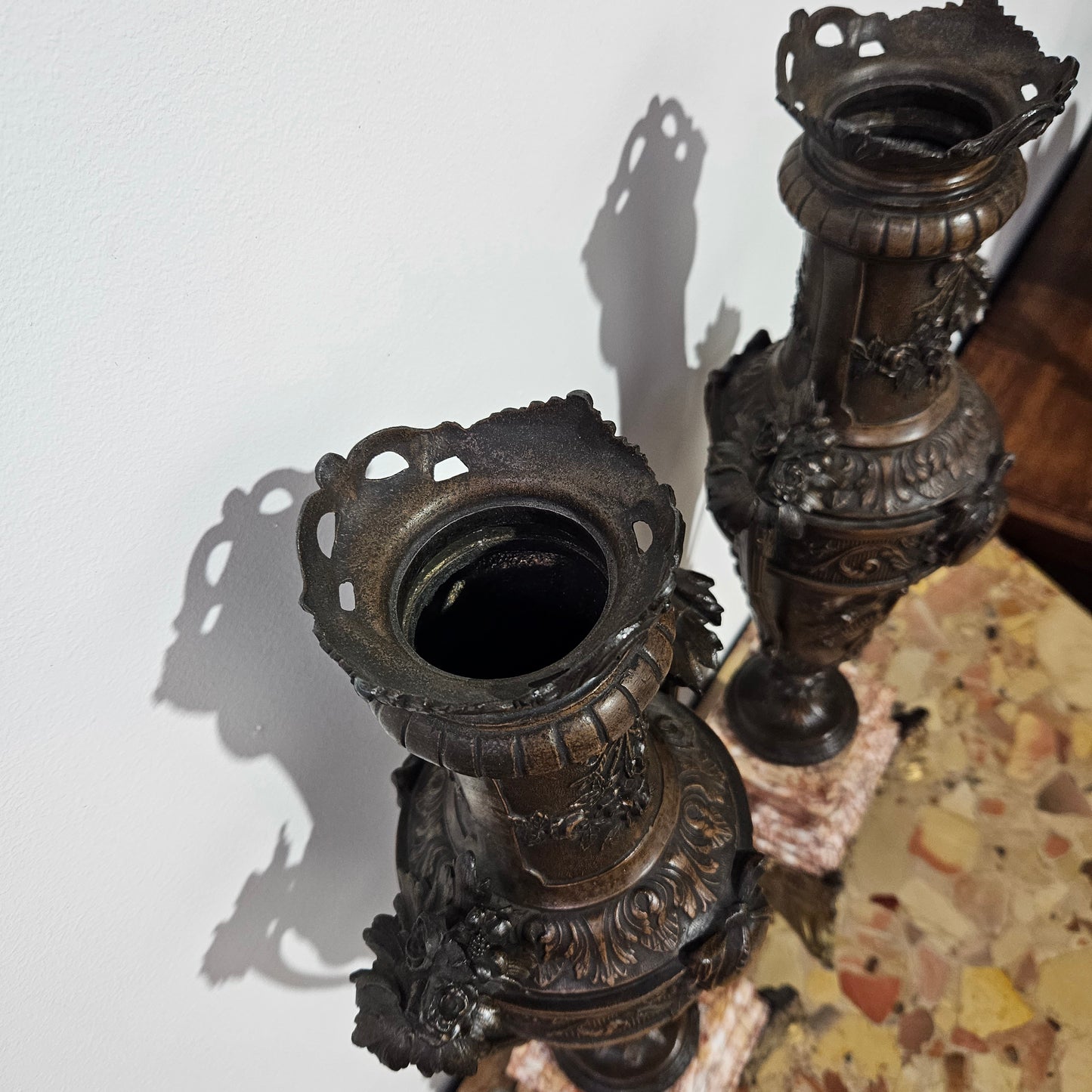 Impressive Antique Pair of French 19th Century Urns