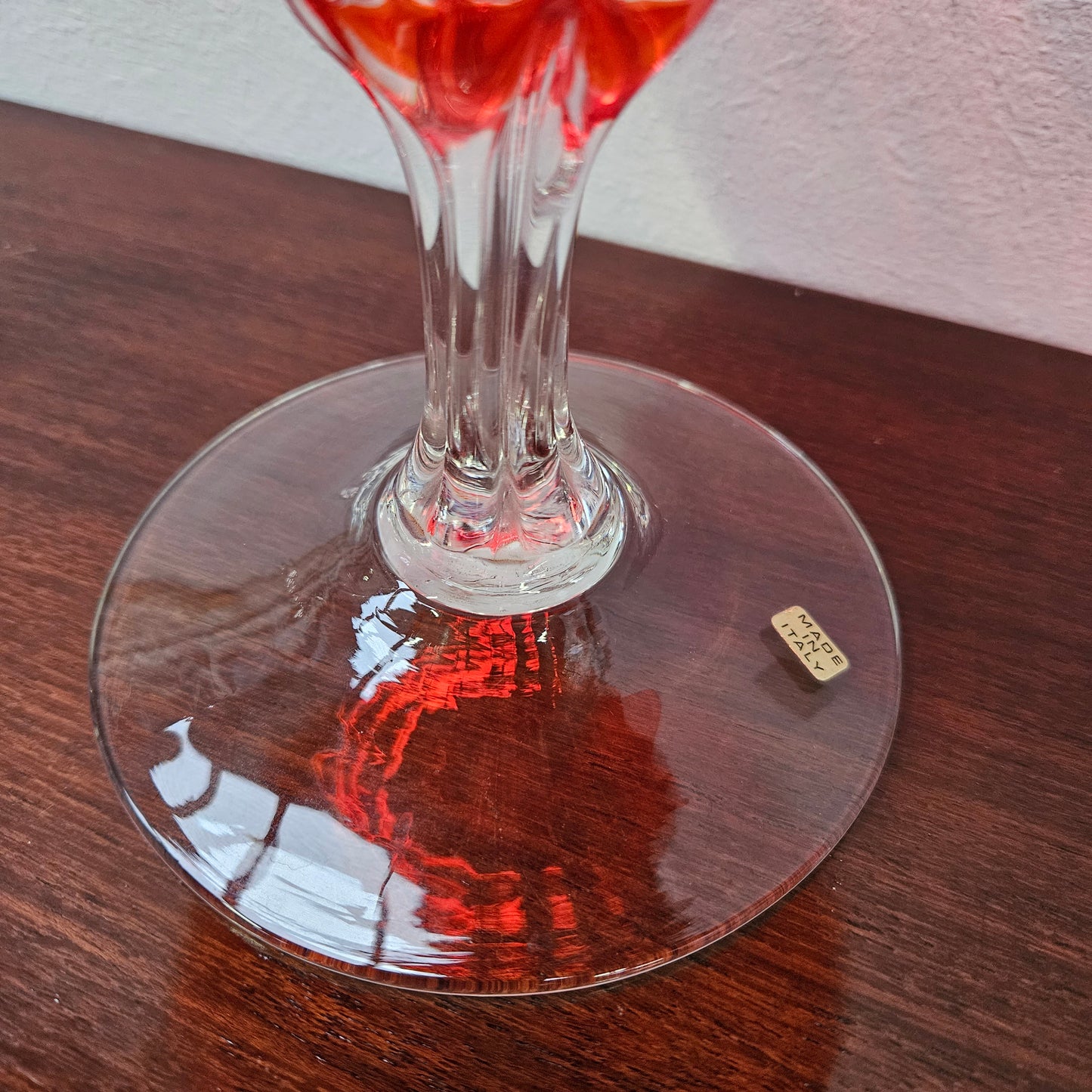 Vintage Italian Glass Apothecary Jar