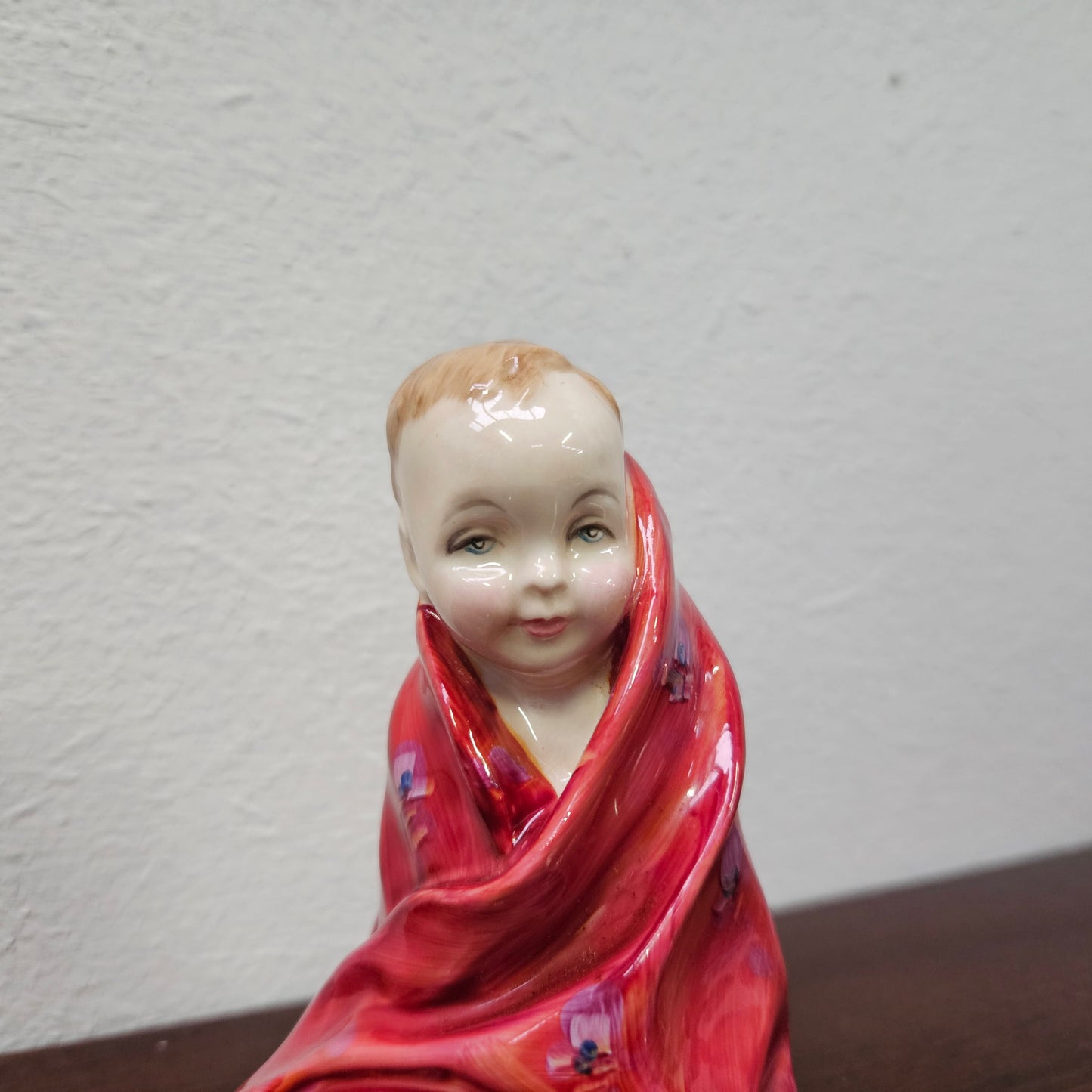 Royal Doulton "This Little Pig" Boy in a blanket.