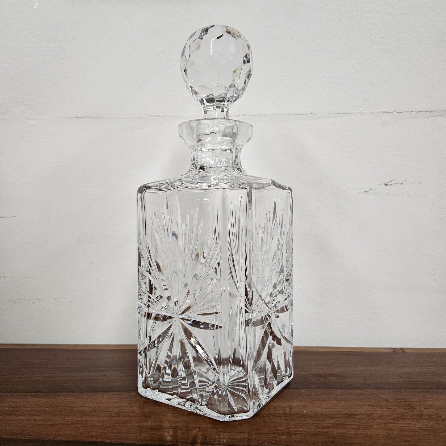 Vintage Crystal Spirit Decanter