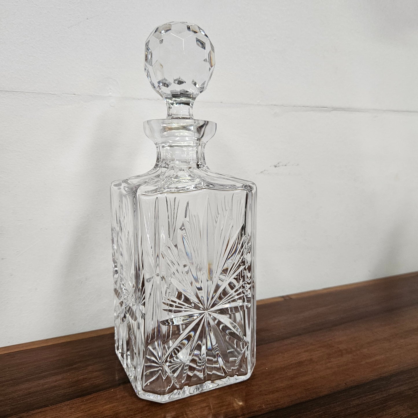 Vintage Crystal Spirit Decanter