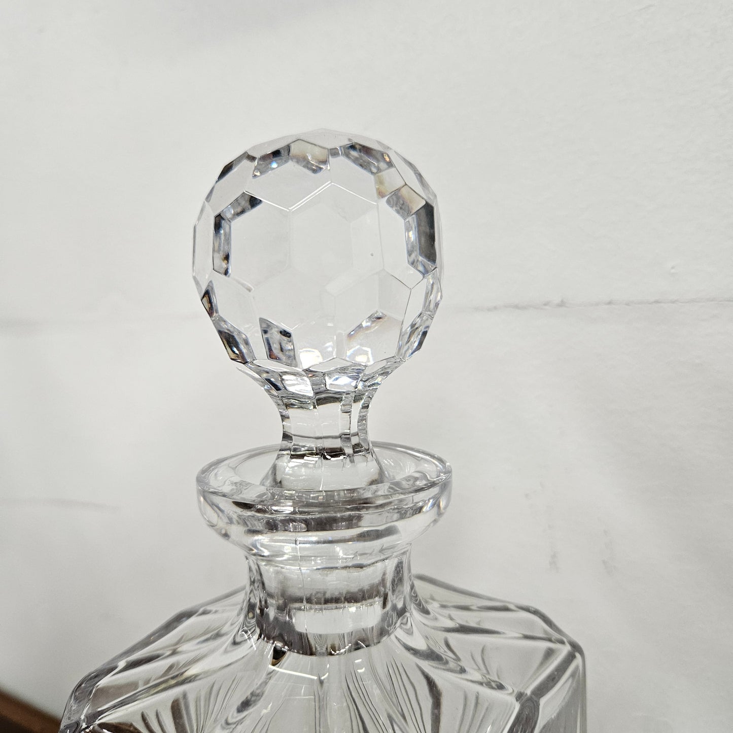 Vintage Crystal Spirit Decanter