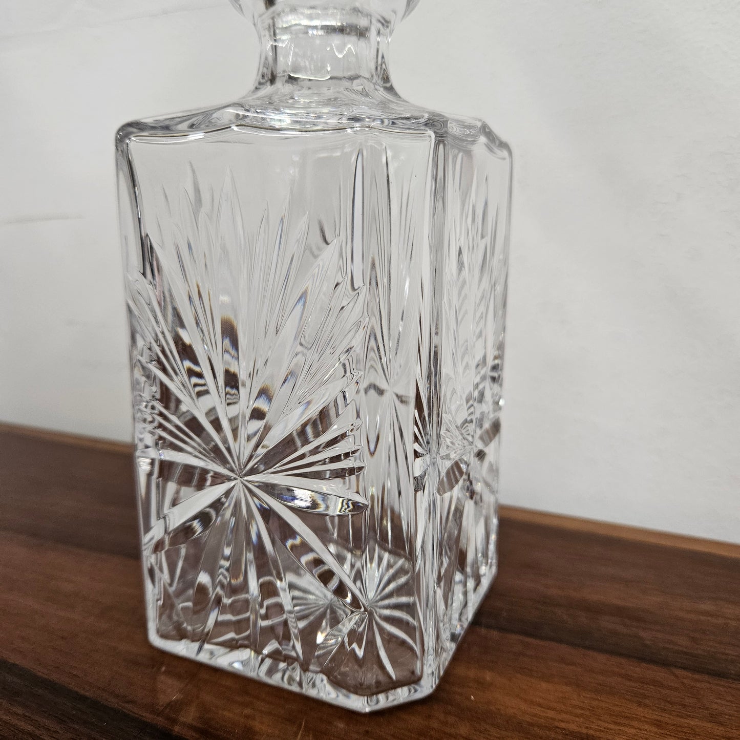 Vintage Crystal Spirit Decanter