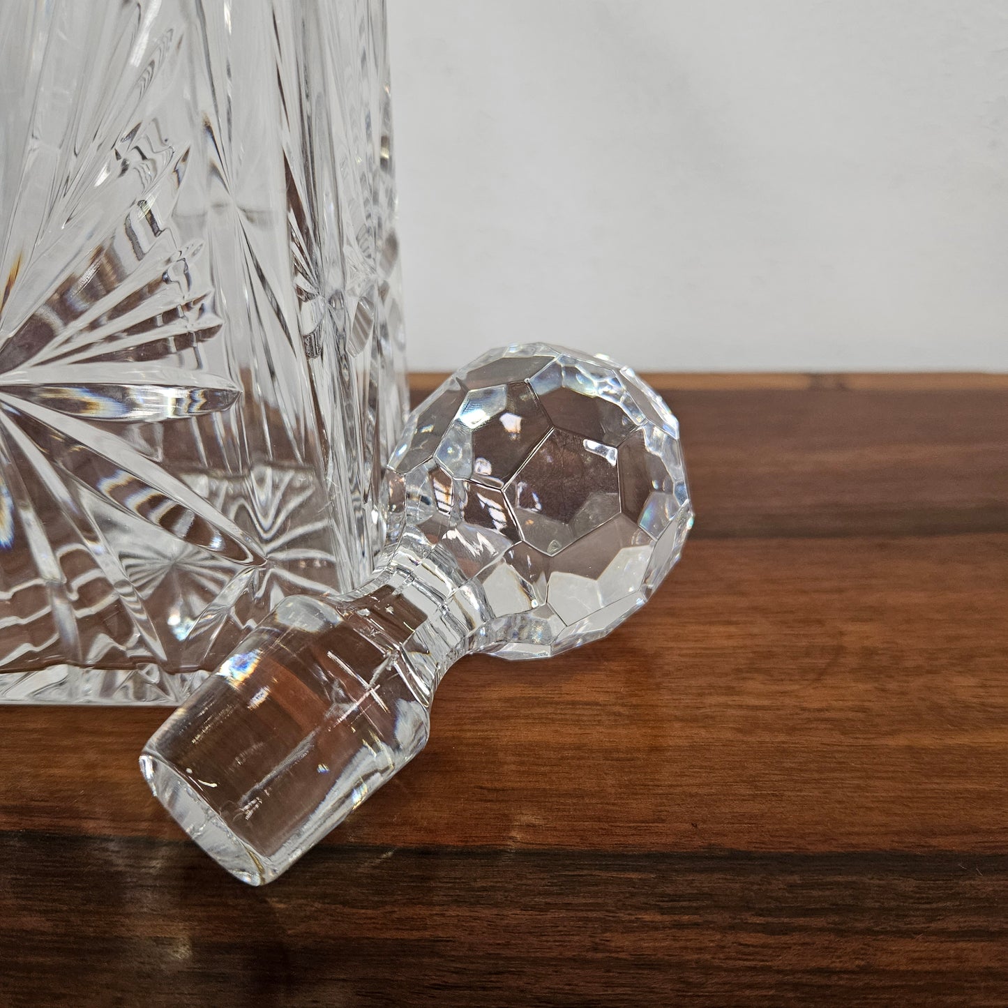 Vintage Crystal Spirit Decanter