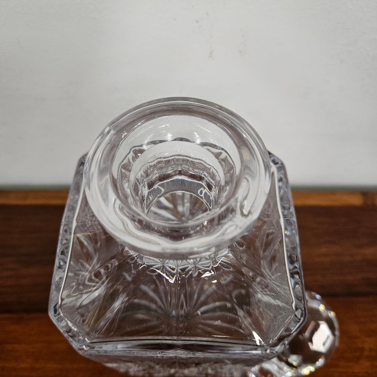 Vintage Crystal Spirit Decanter