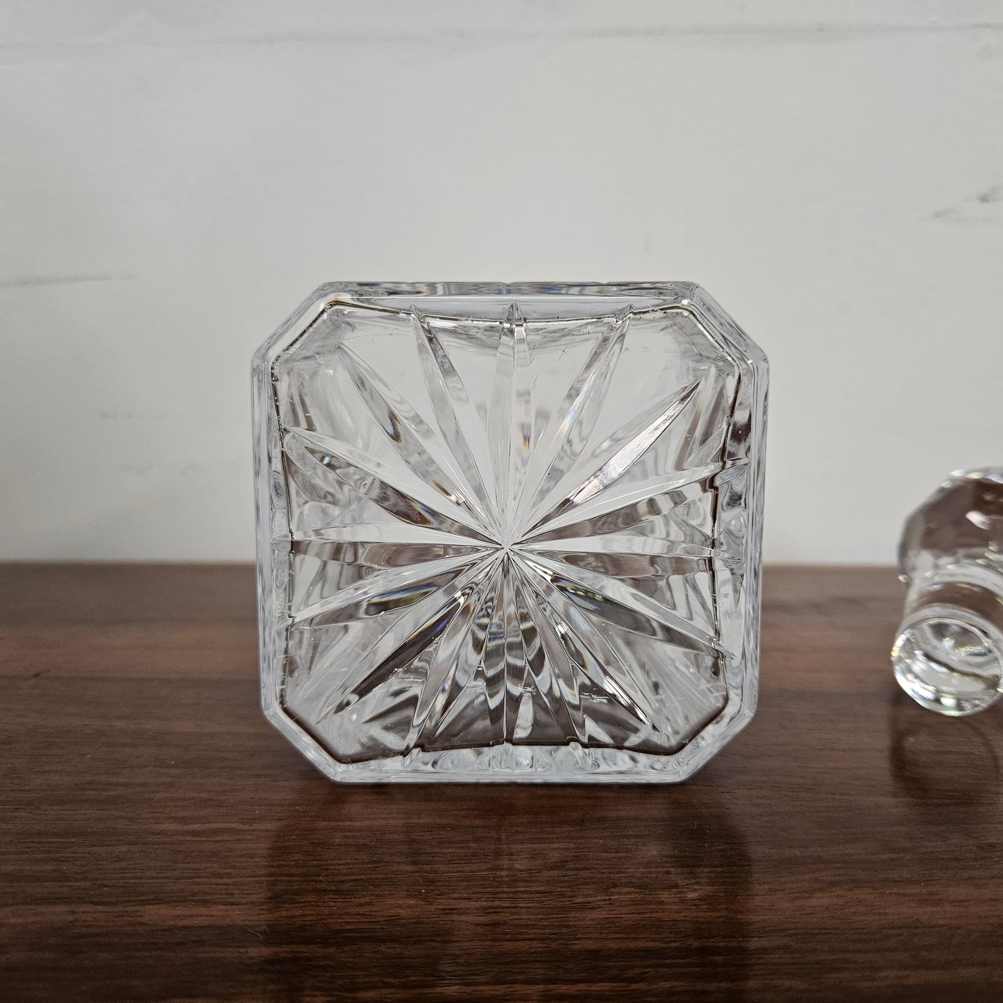 Vintage Crystal Spirit Decanter