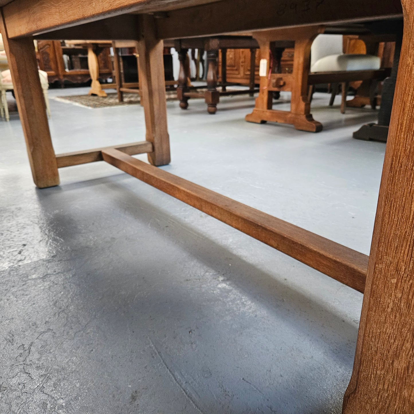 Solid French Oak Farmhouse Dining Table
