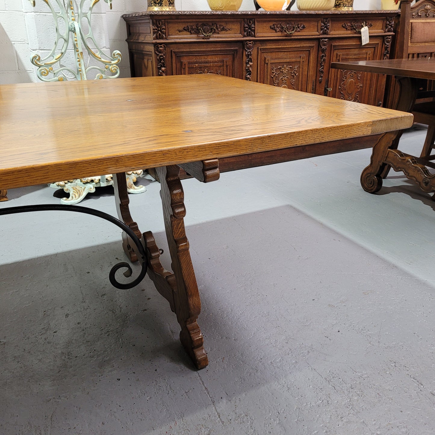 Bespoke Spanish Style Three Meter Long Dining Table