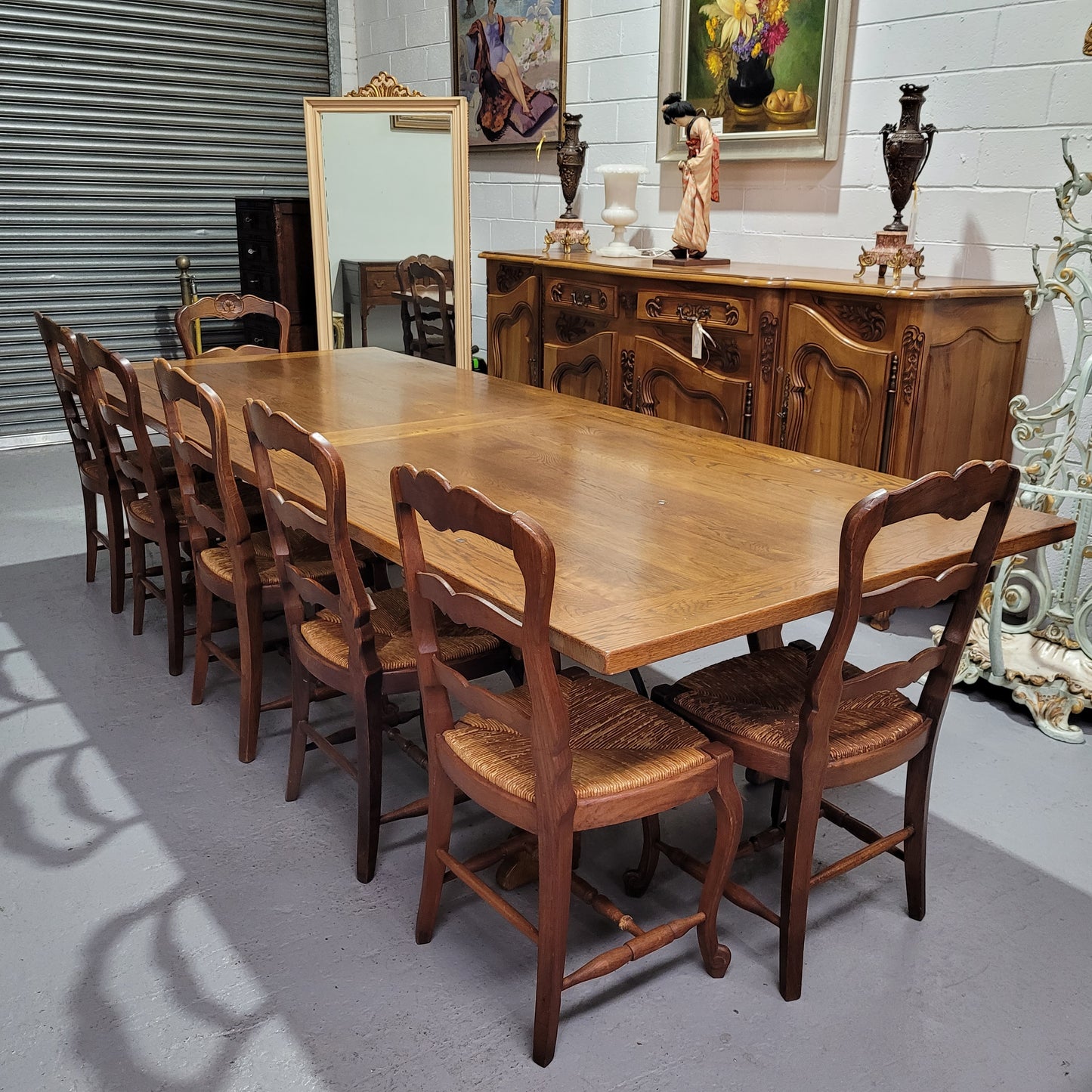 Bespoke Spanish Style Three Meter Long Dining Table
