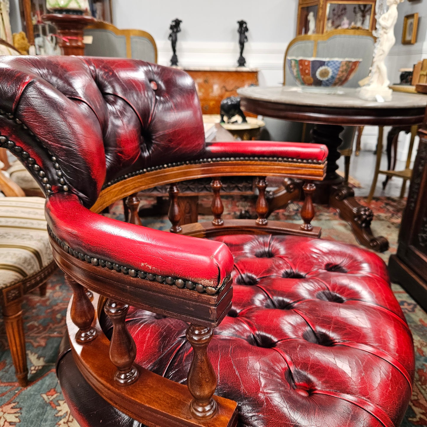 Vintage Leather Desk Chair