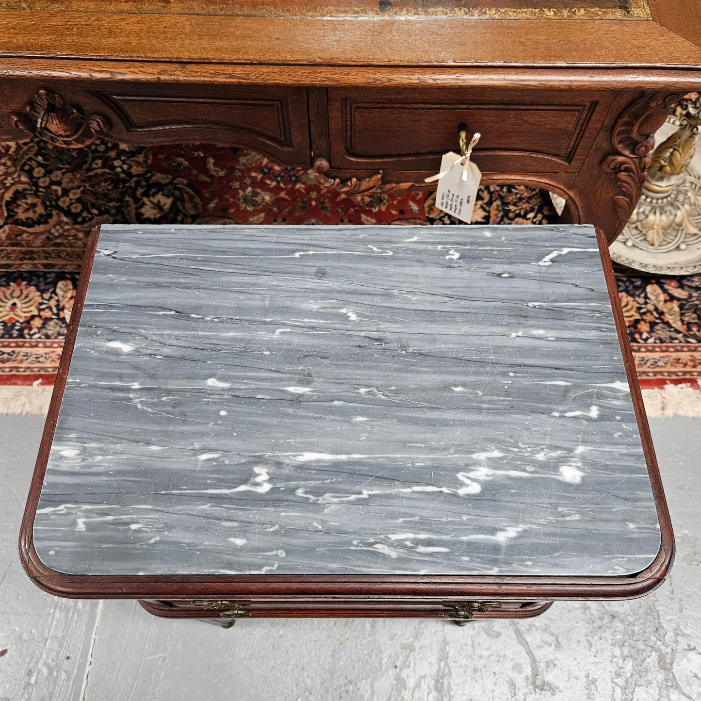 Louis XVI Style Walnut Side Table