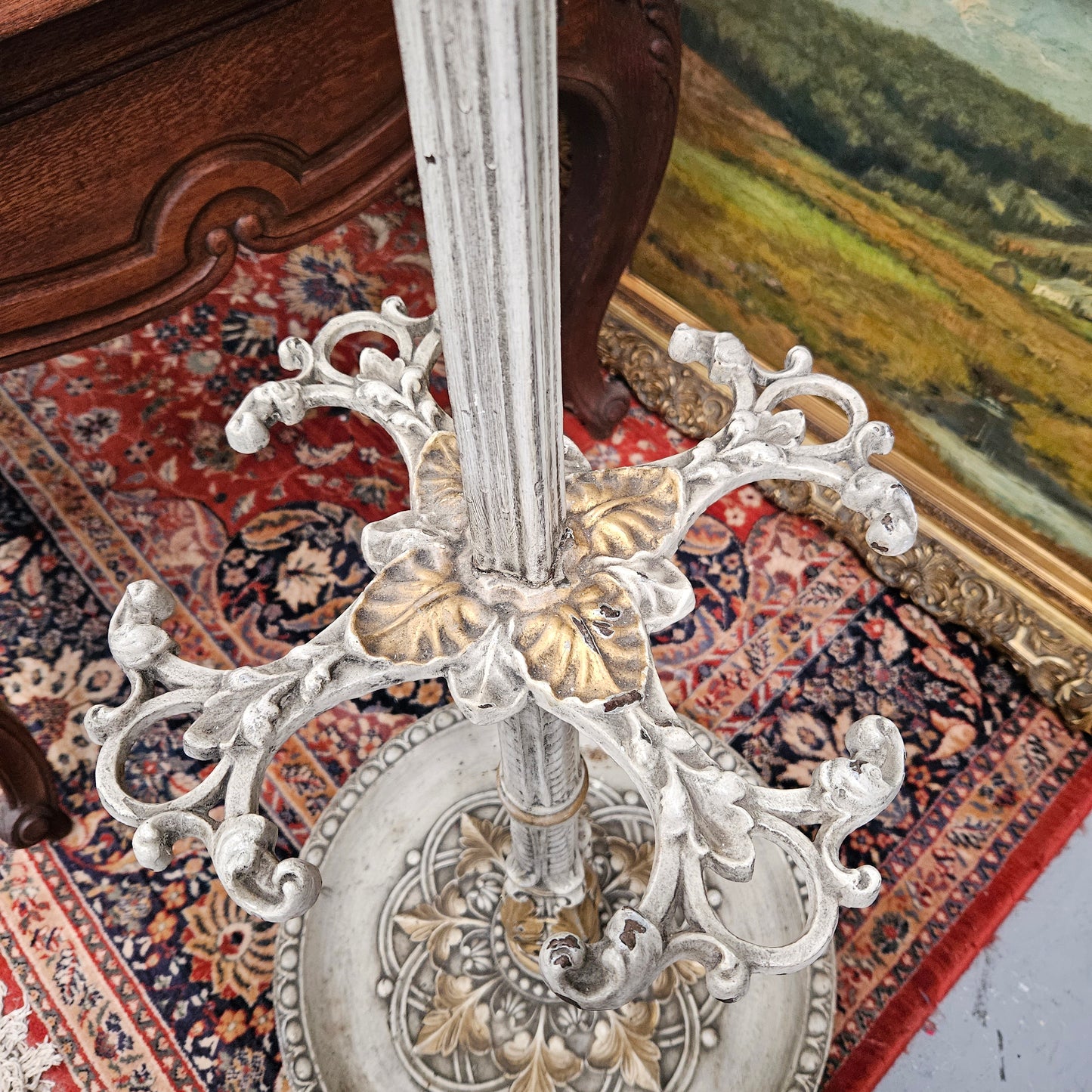 Antique Cast Iron Coat/Hat Stand