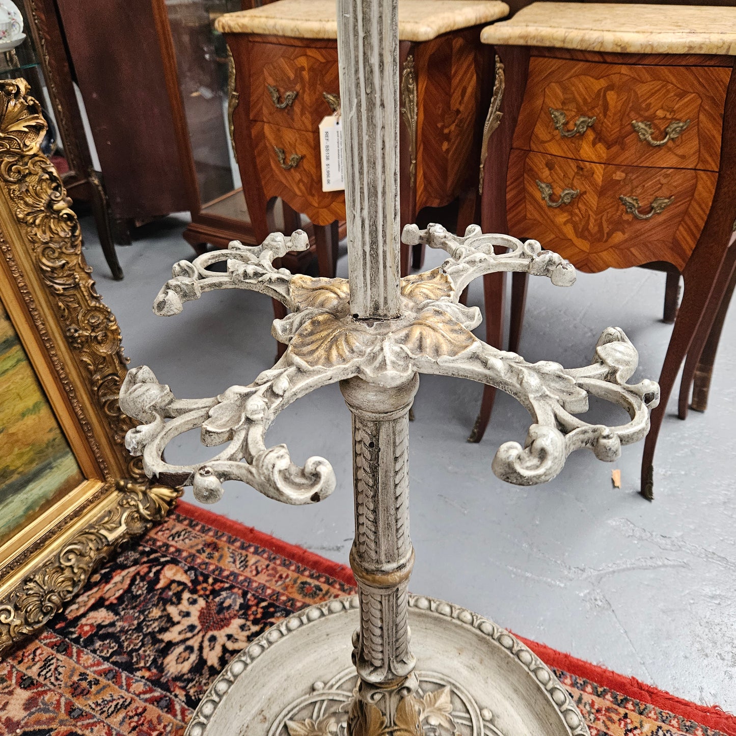 Antique Cast Iron Coat/Hat Stand