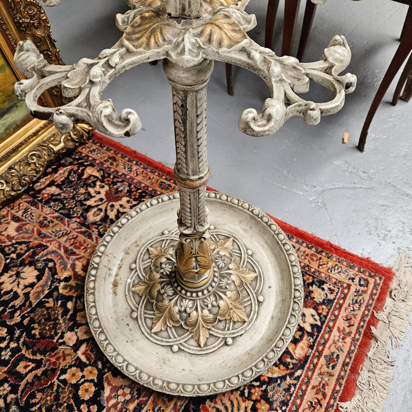 Antique Cast Iron Coat/Hat Stand