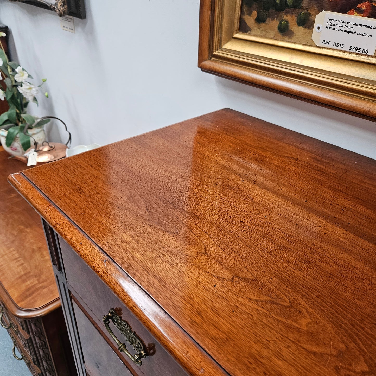 Australian Walnut & Burr Walnut Tall Drawers