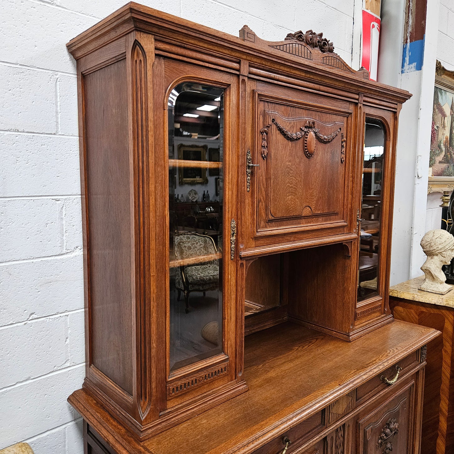 French Oak Art Deco Buffet