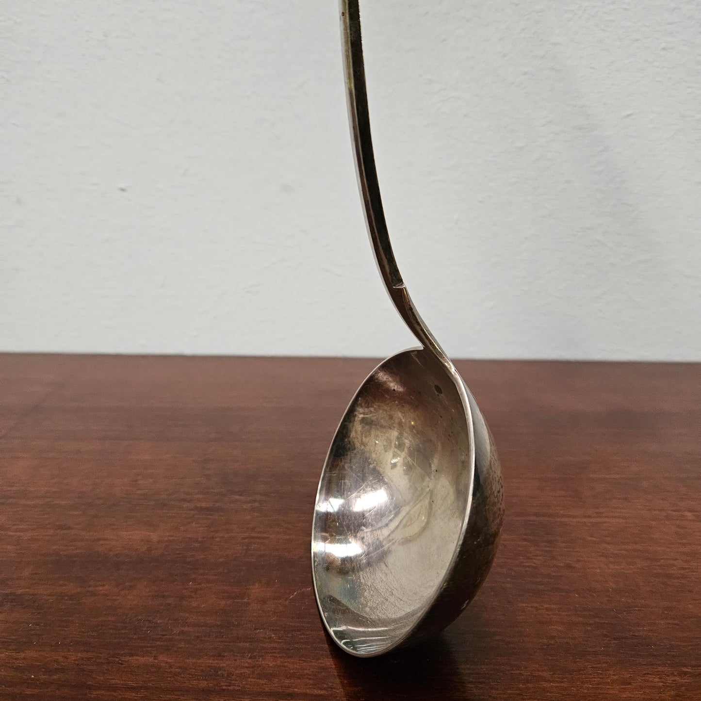 Large Vintage Silver Plate Ladle