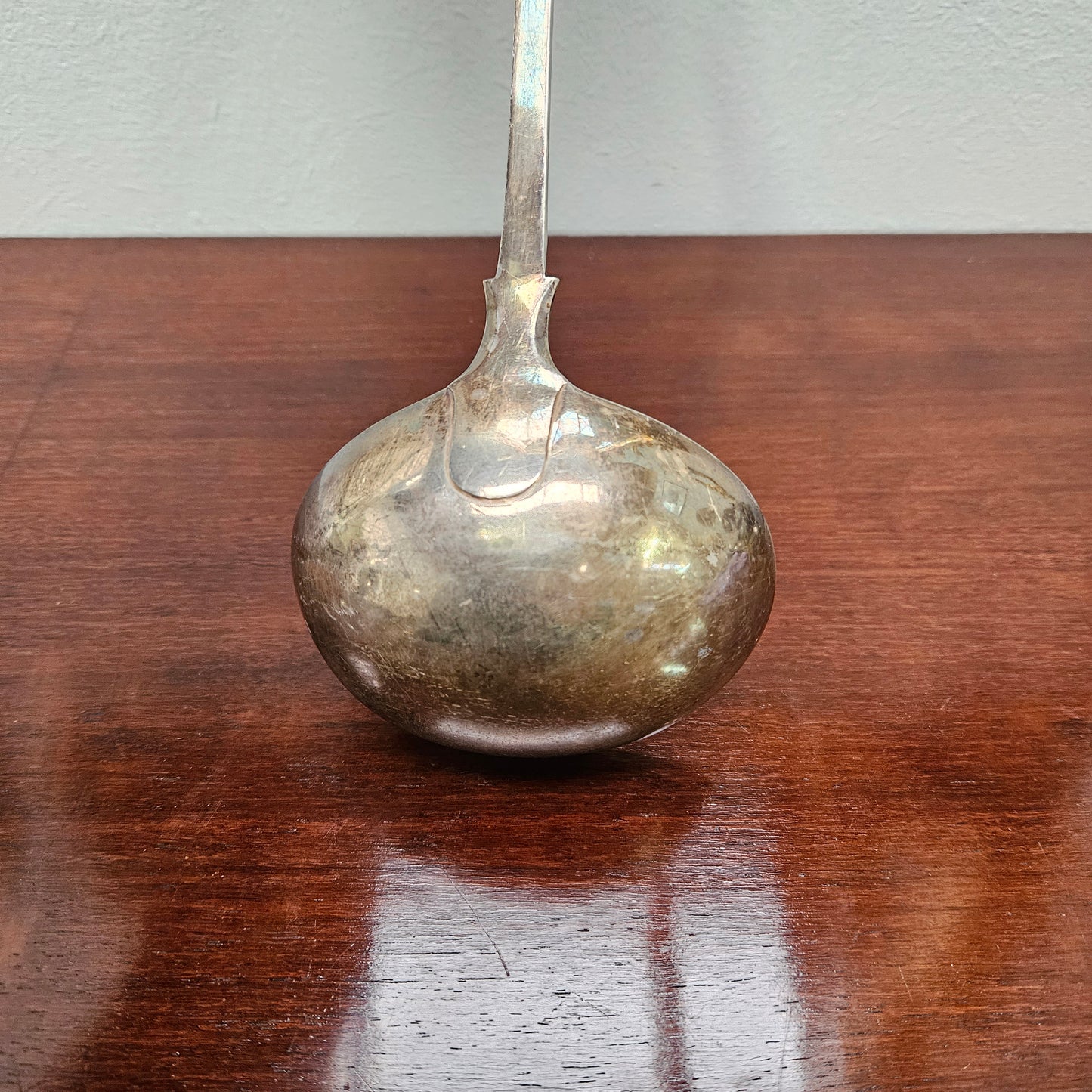 Large Vintage Silver Plate Ladle