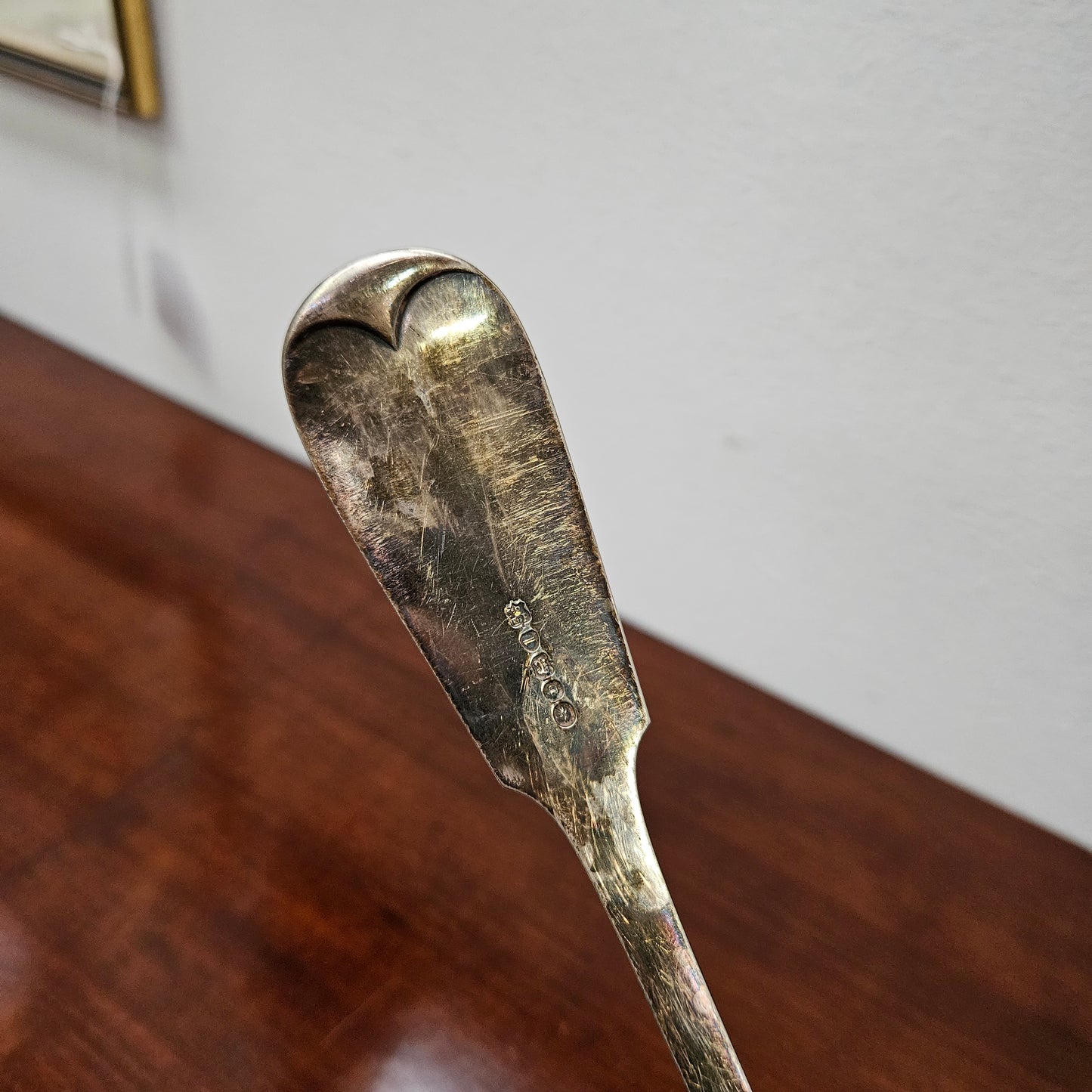 Large Vintage Silver Plate Ladle