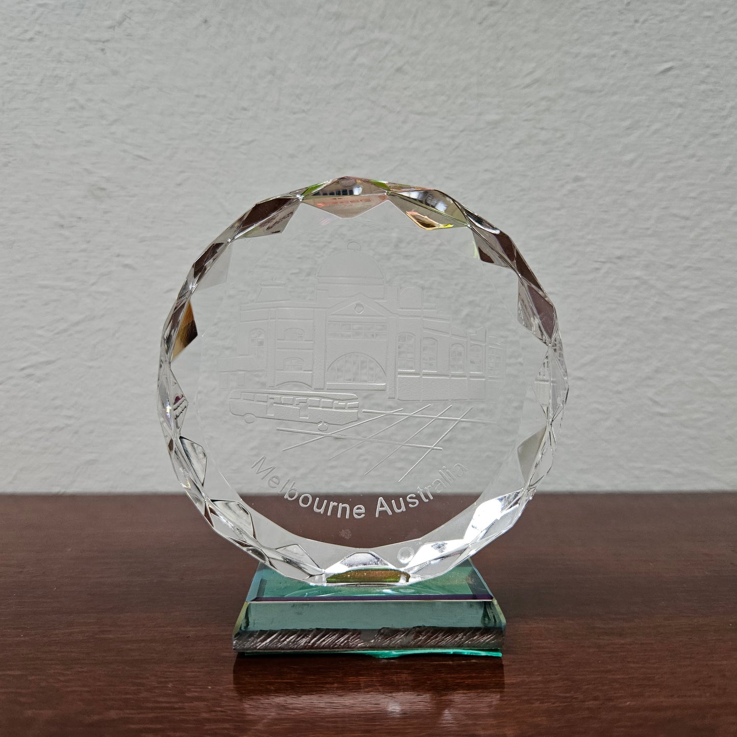 Crystal Melbourne Paper Weight