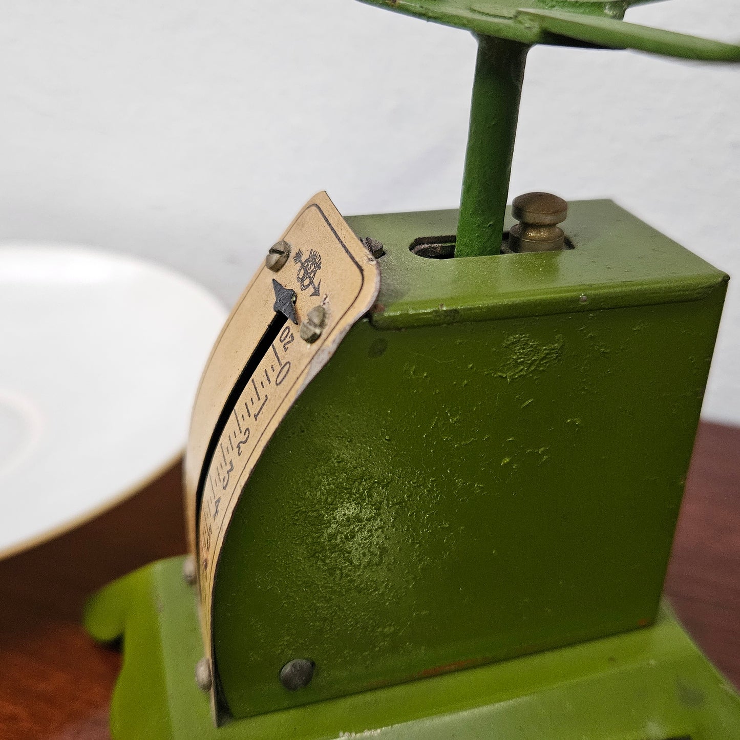 Small Vintage Original Metal Kitchen Scales