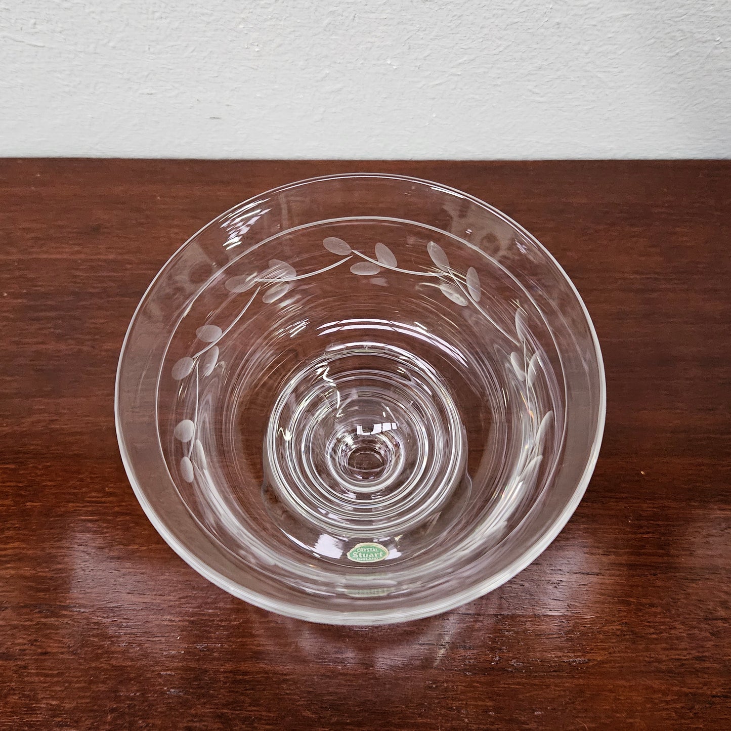 Vintage Set of Six Stuart Crystal Sweet Bowls