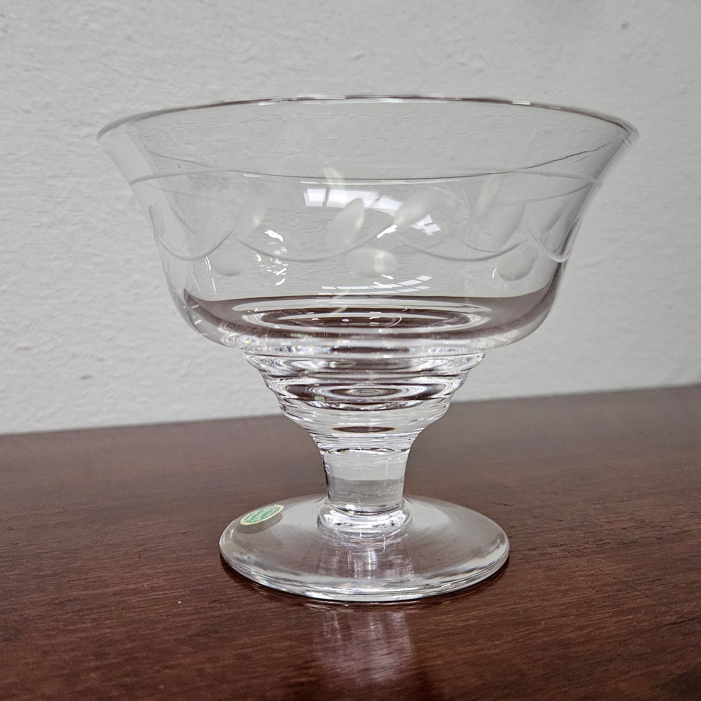 Vintage Set of Six Stuart Crystal Sweet Bowls