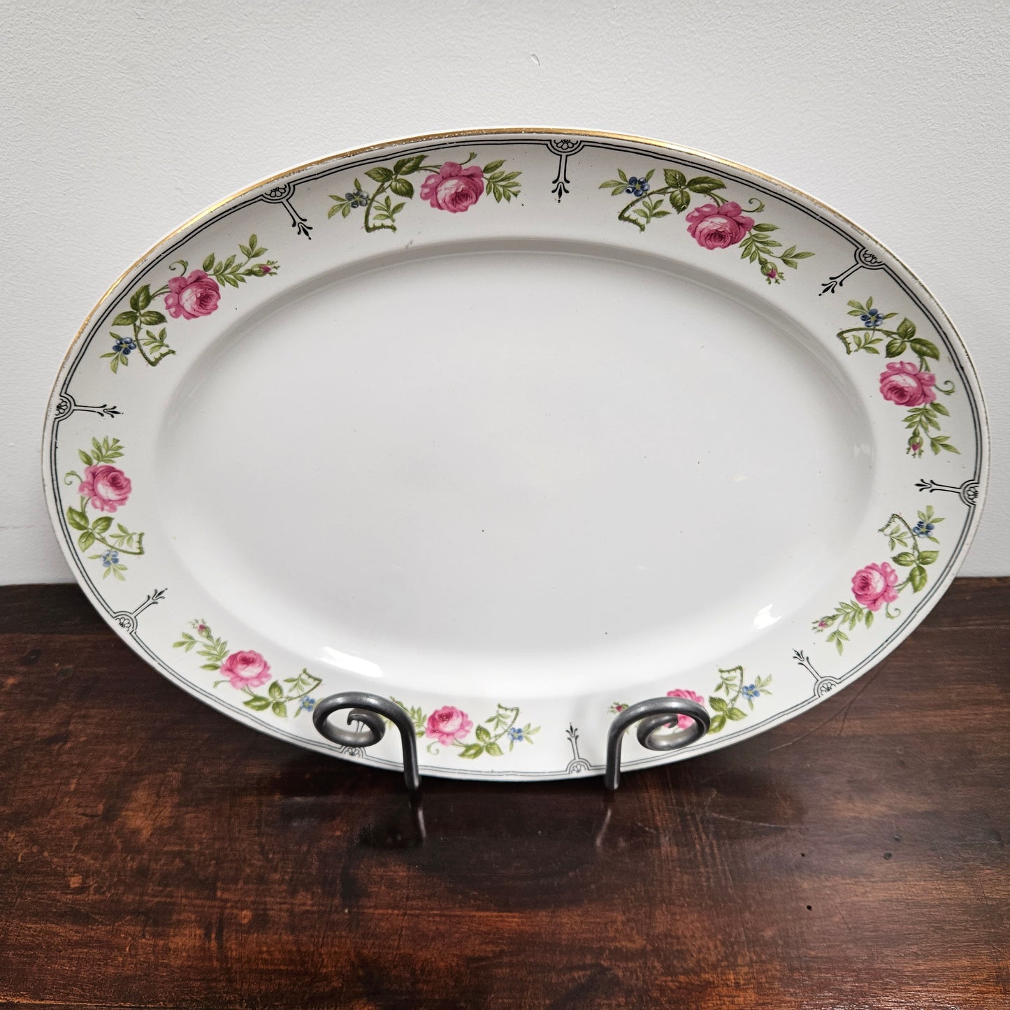 Antique Serving Plate Losol Ware Keeling Co Burslem England