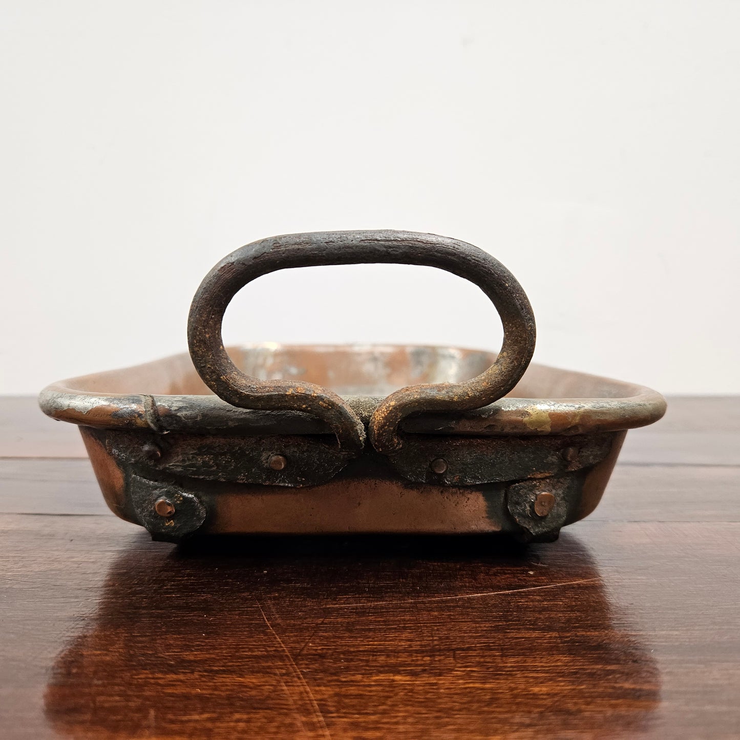 Antique Copper Rectangle Pan