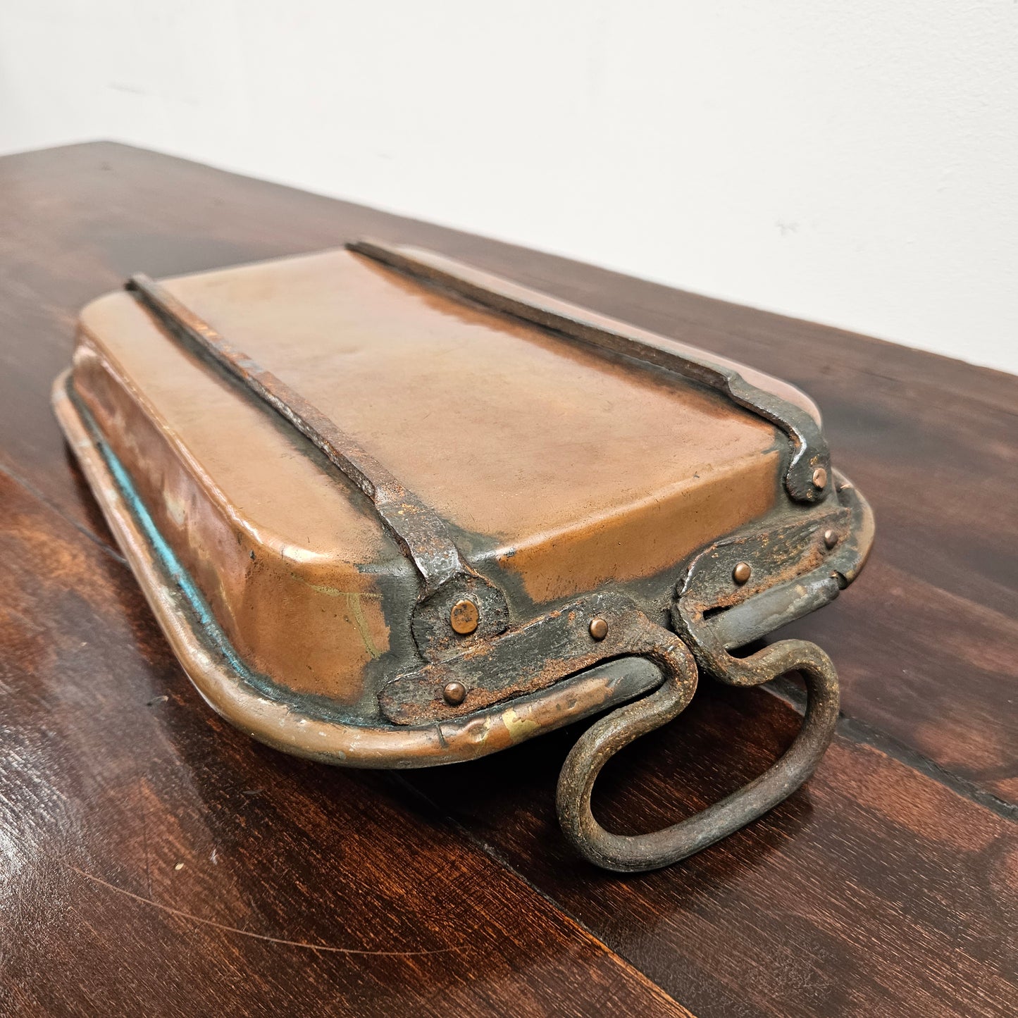 Antique Copper Rectangle Pan