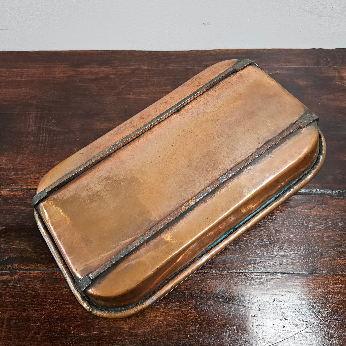 Antique Copper Rectangle Pan