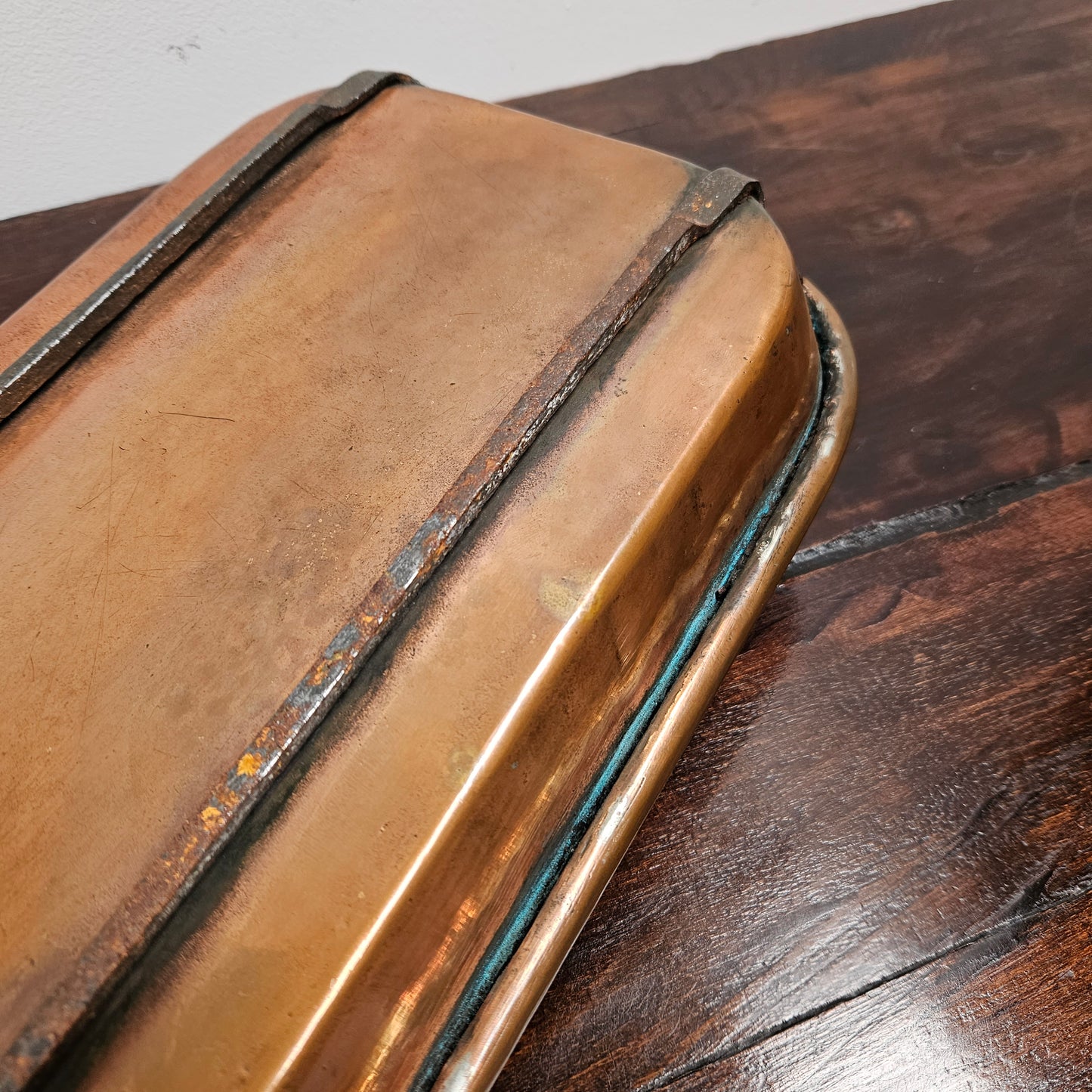Antique Copper Rectangle Pan