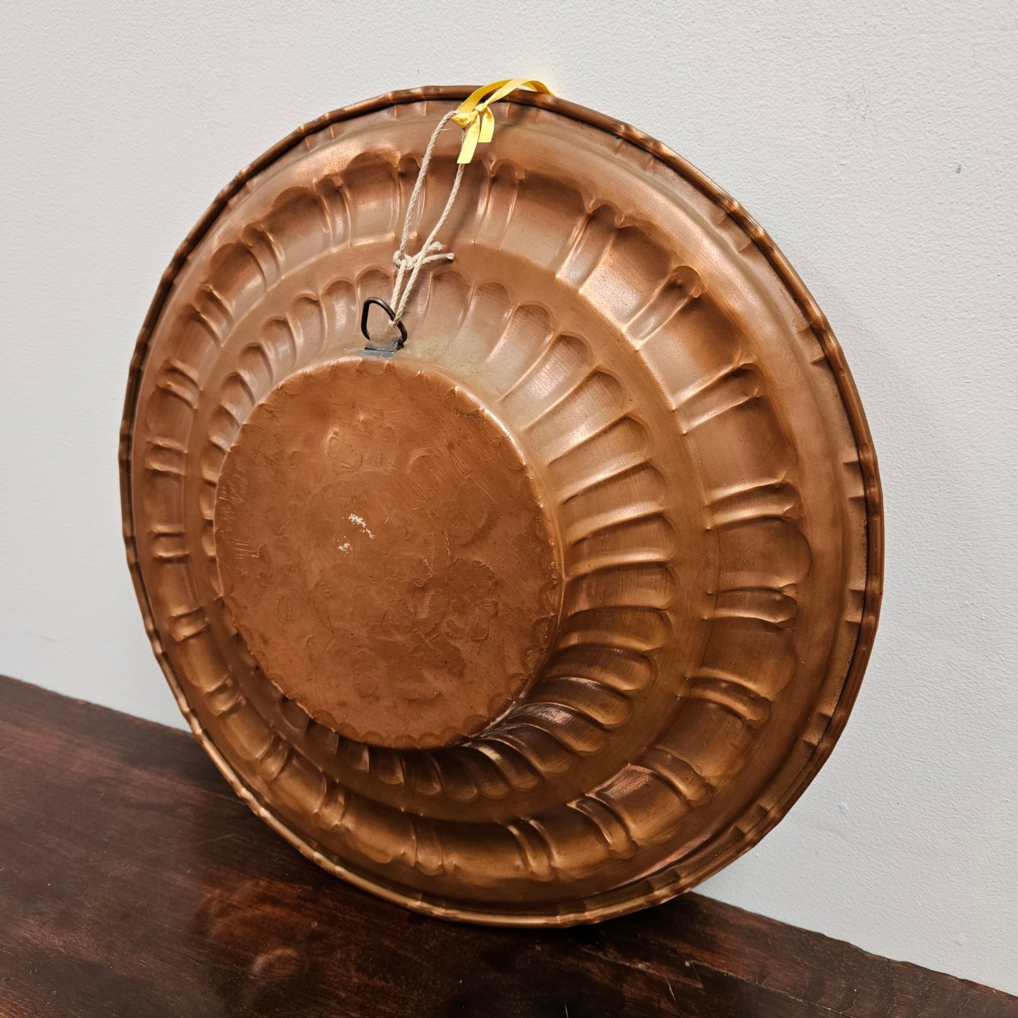 Antique Copper Repousse Worked Charger Plate