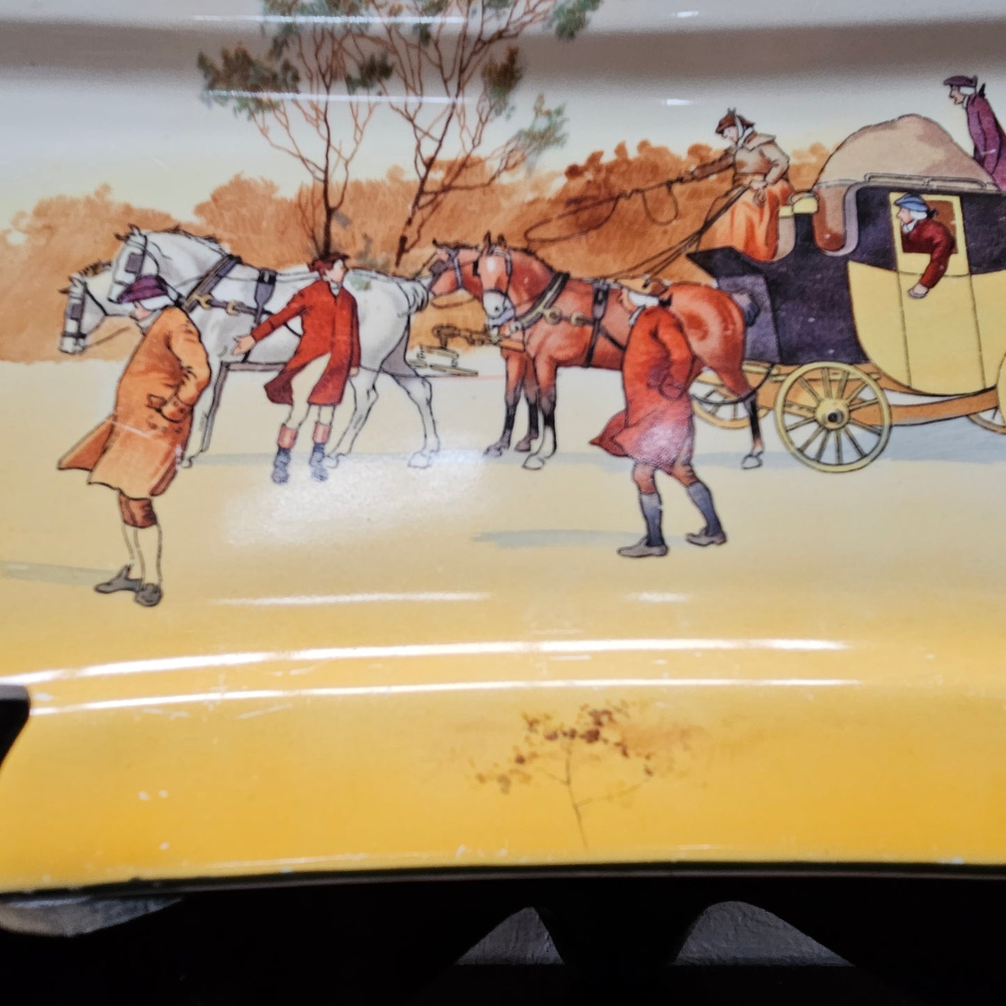 Royal Doulton "Coaching Days" Sandwich Plate