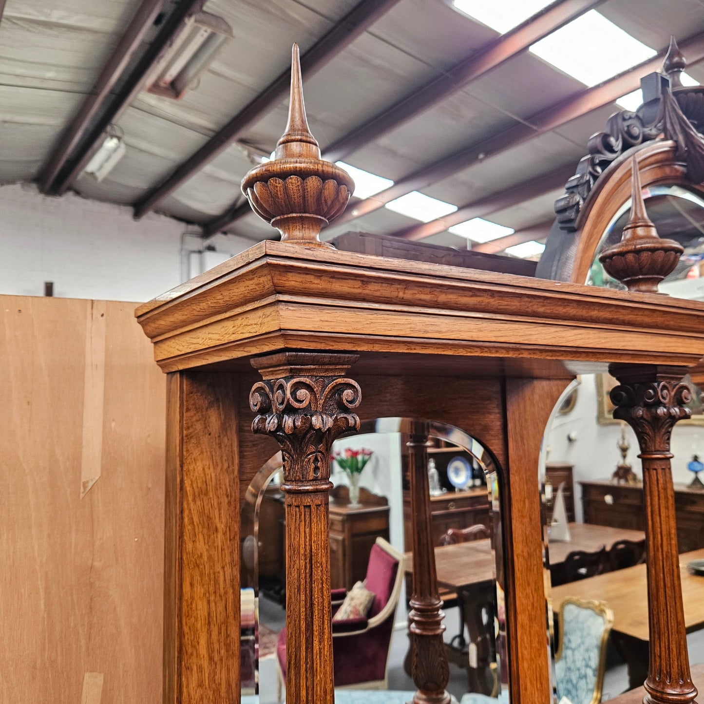 Stunning Pollard Oak Mid Victorian Sideboard of Pleasing Proportions