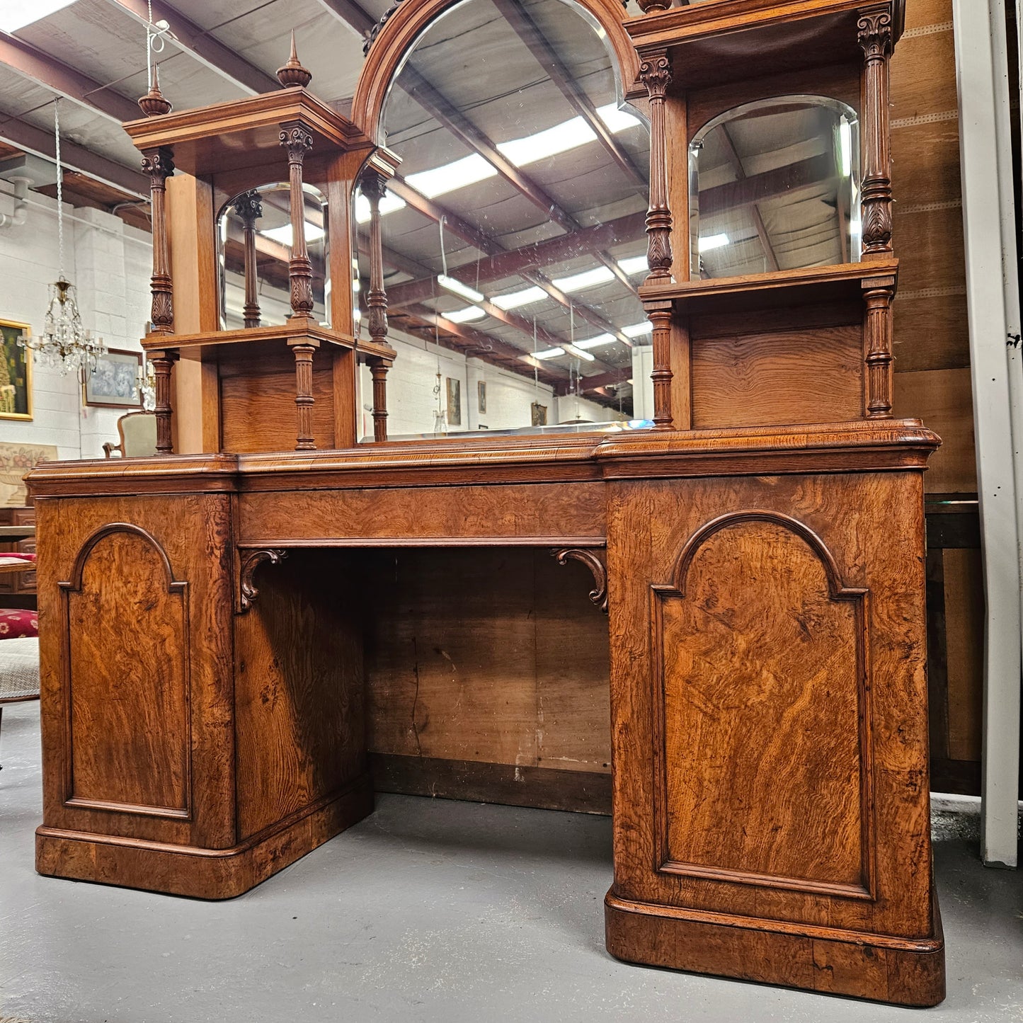 Stunning Pollard Oak Mid Victorian Sideboard of Pleasing Proportions