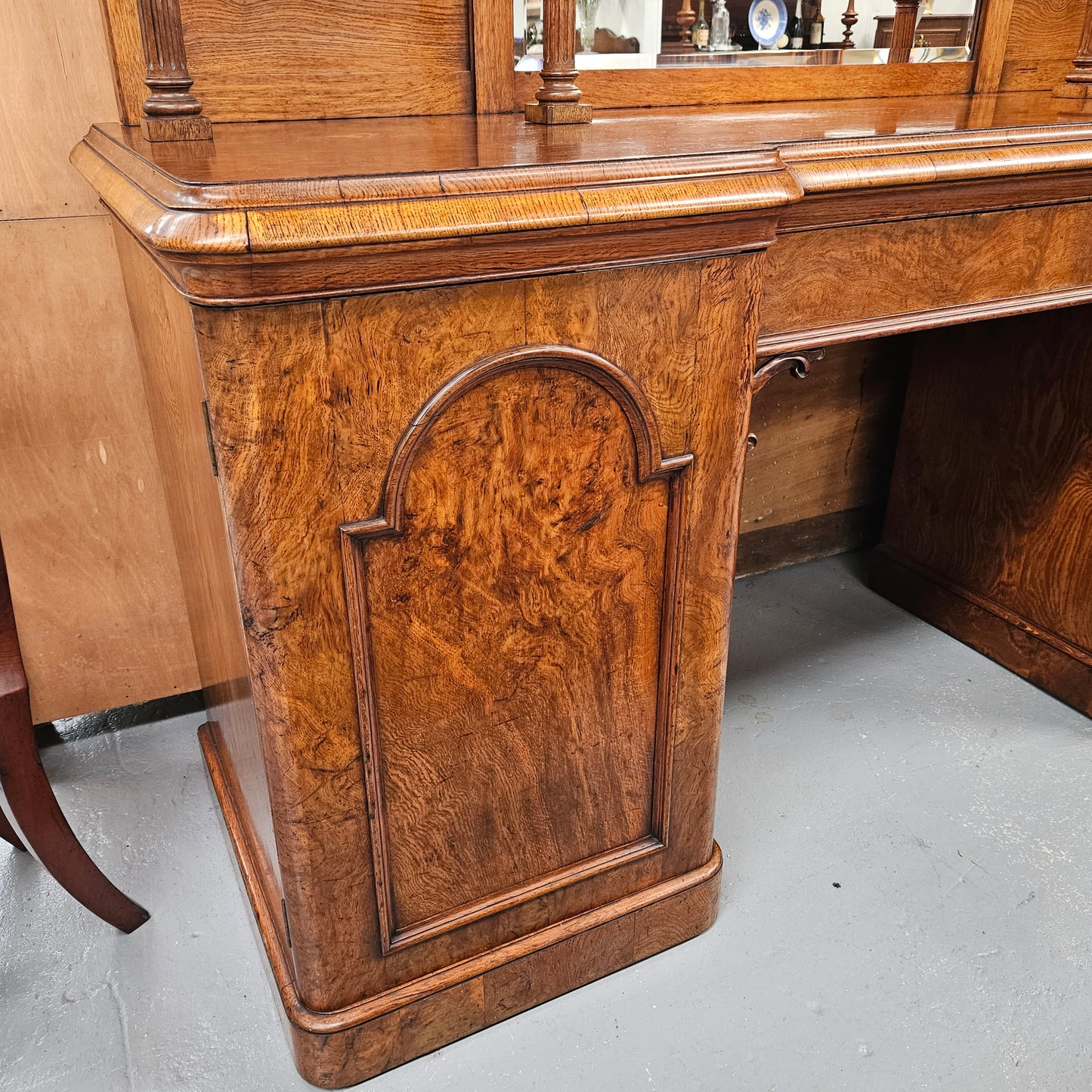 Stunning Pollard Oak Mid Victorian Sideboard of Pleasing Proportions