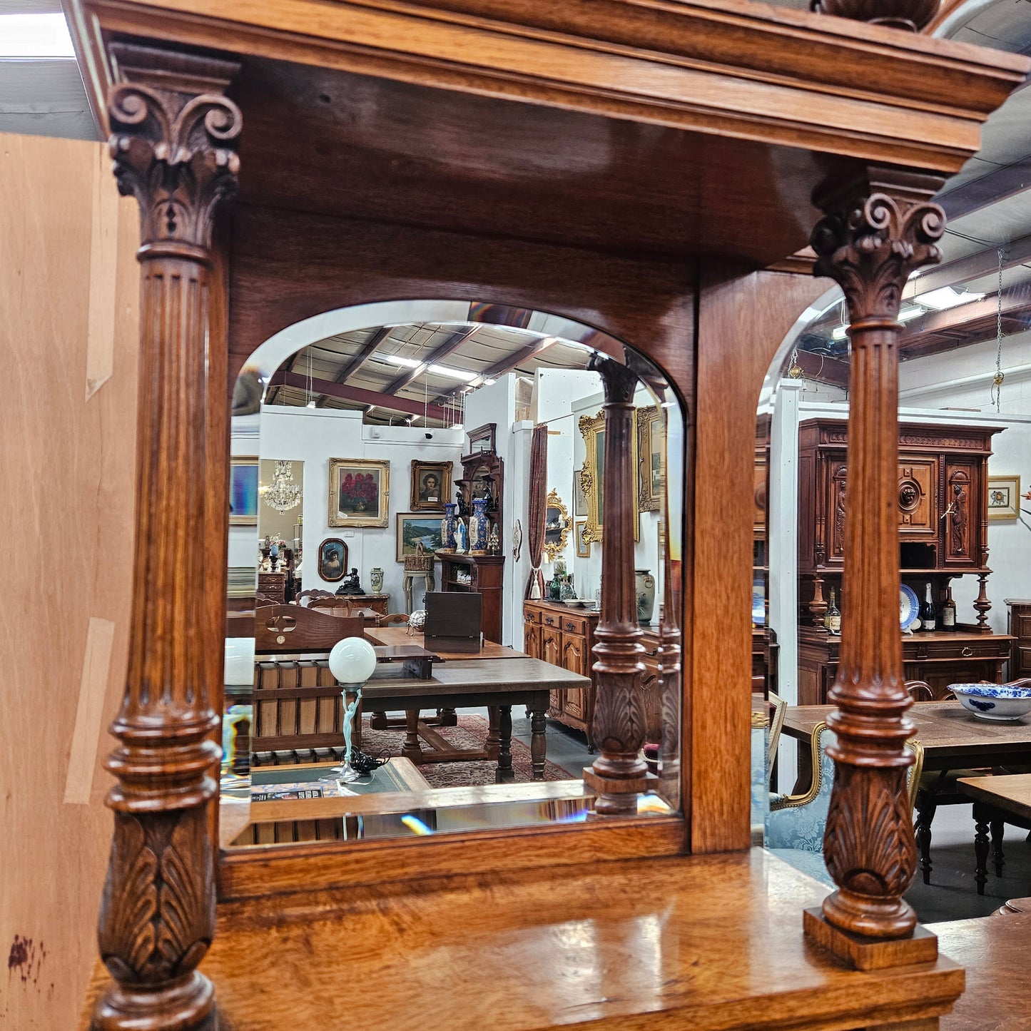 Stunning Pollard Oak Mid Victorian Sideboard of Pleasing Proportions