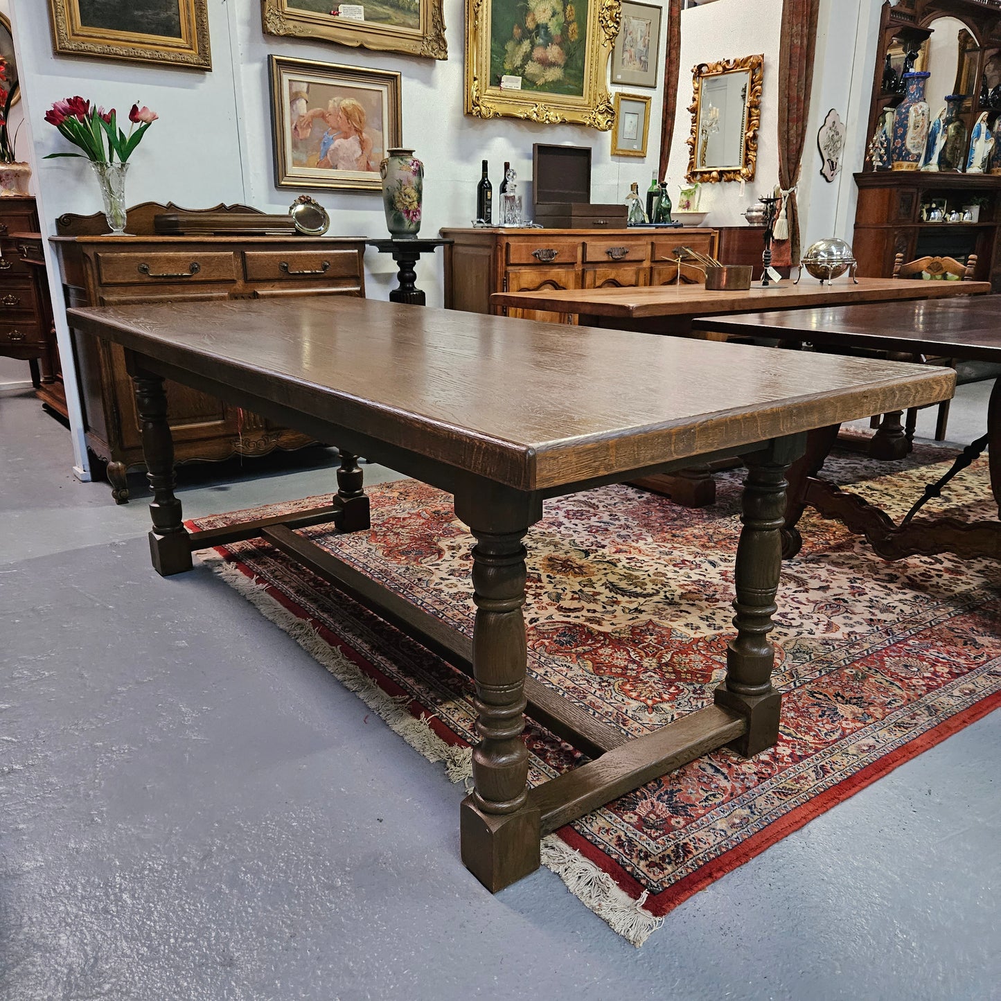 Rustic French Oak Farmhouse Table
