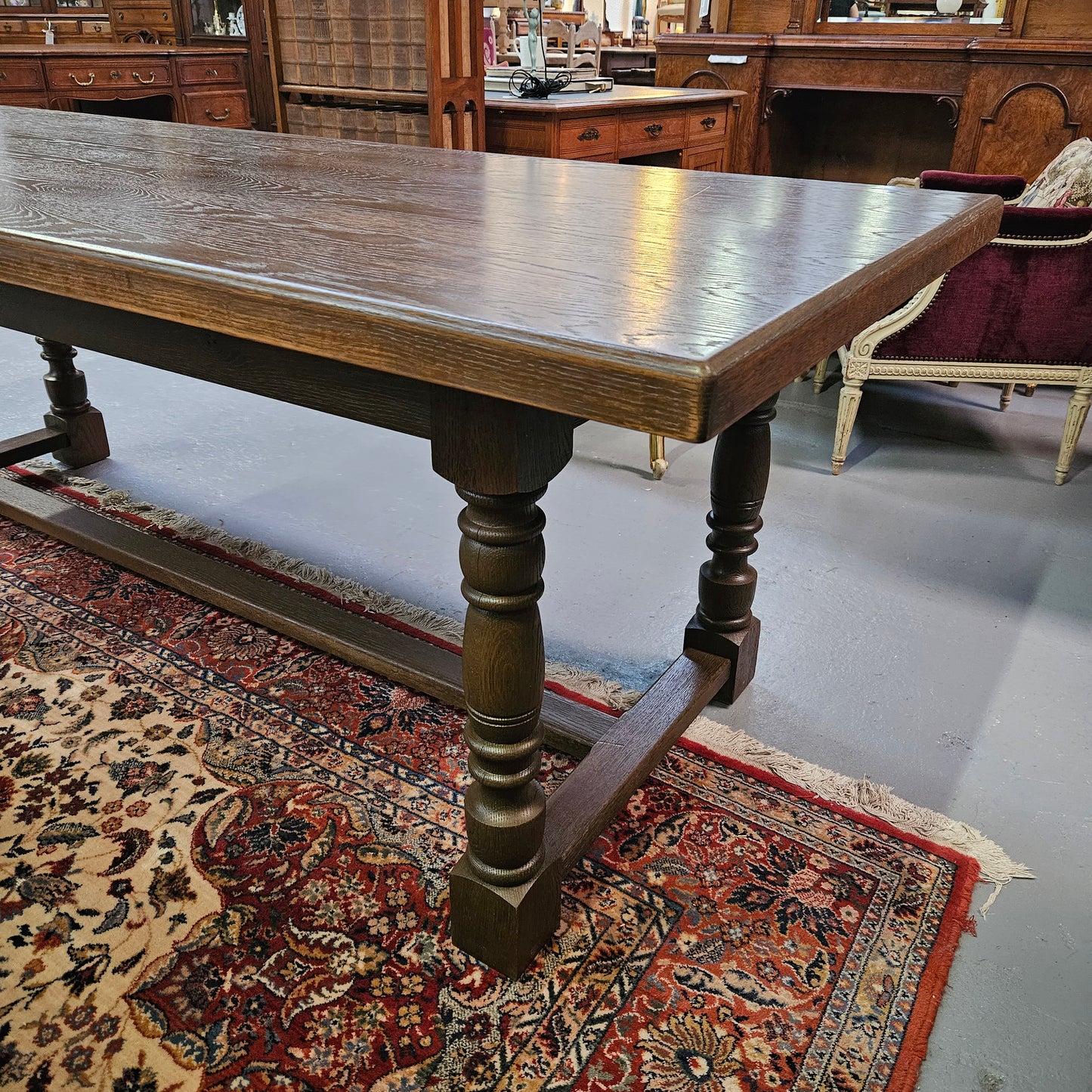 Rustic French Oak Farmhouse Table