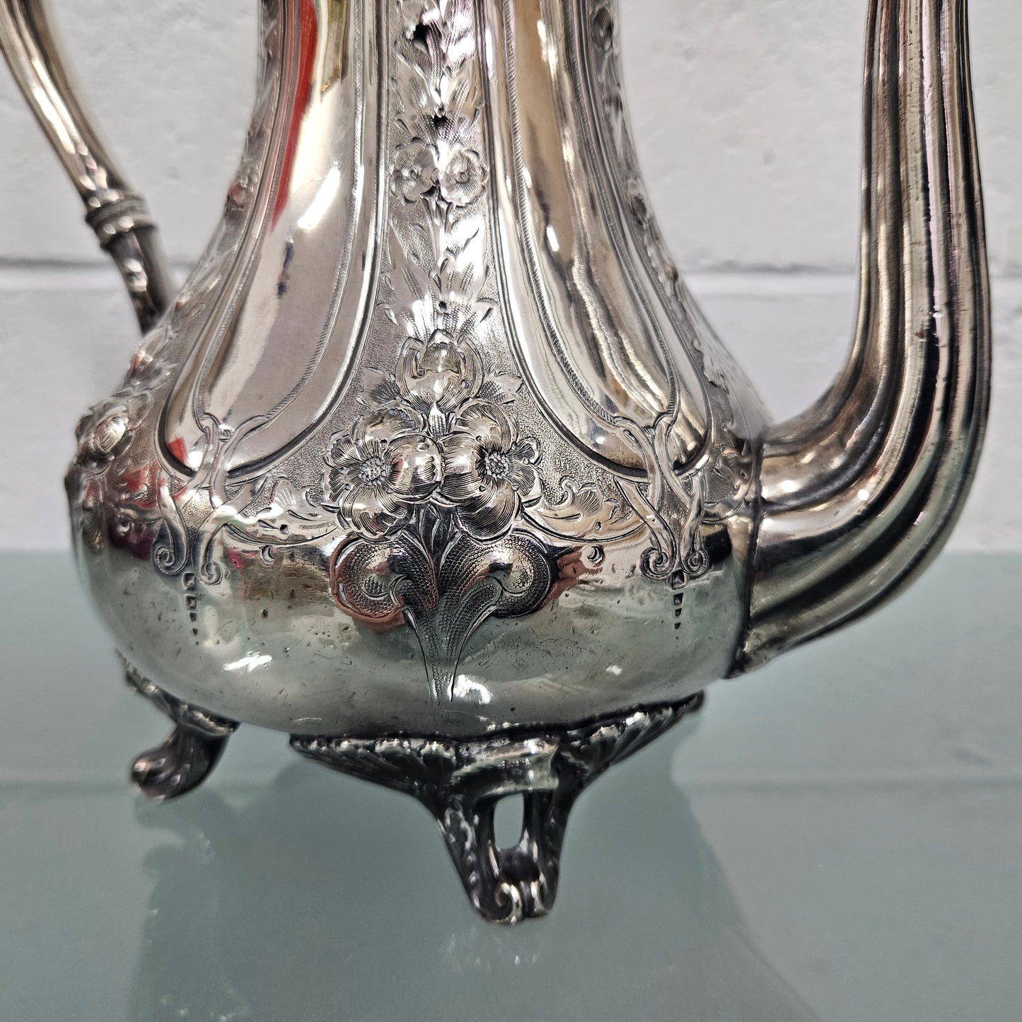 Victorian Silver EPBM Teapot